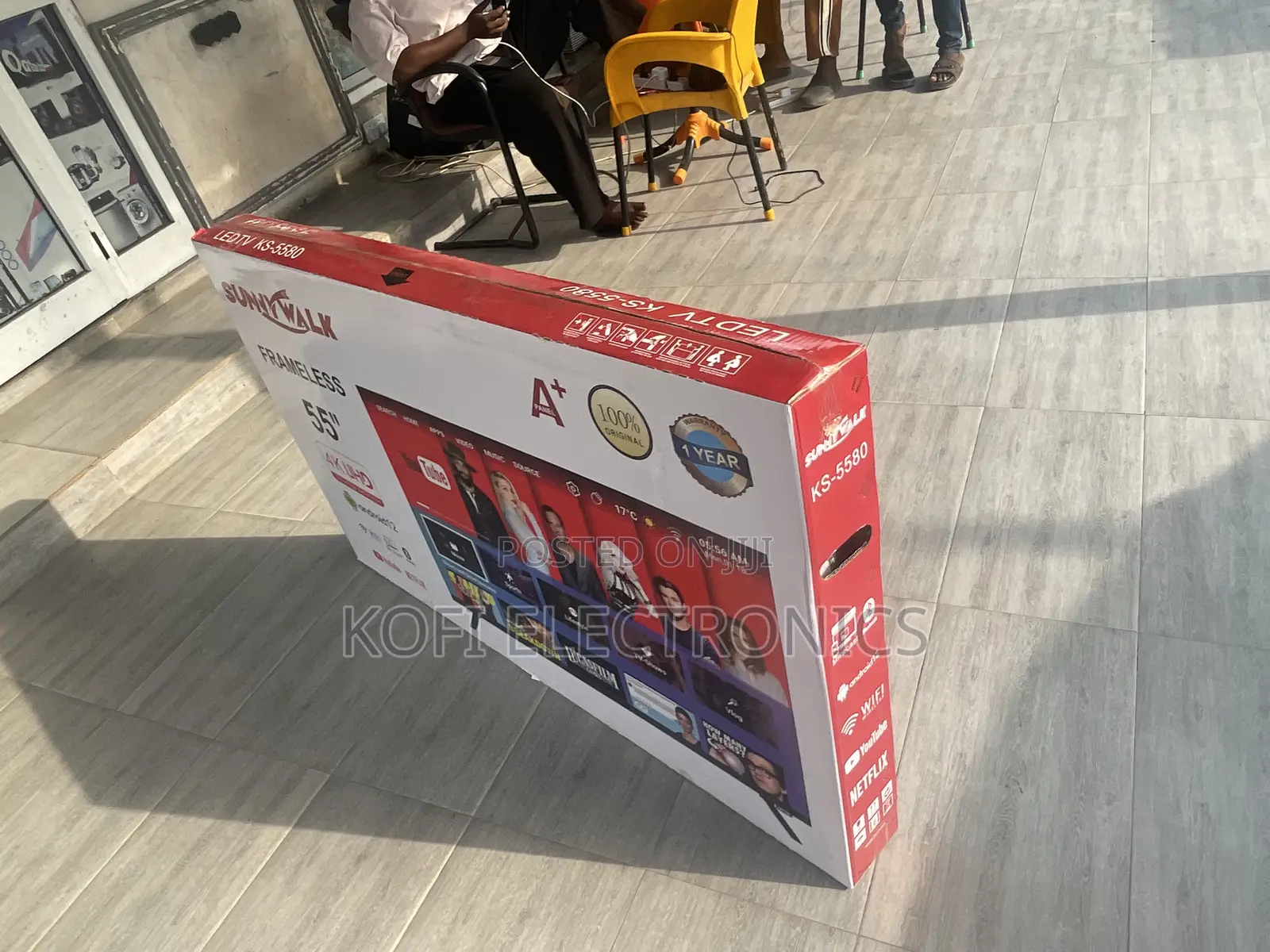 New Sunnywalk 55′′4K Android Smart W/Bluetooth Connectivity