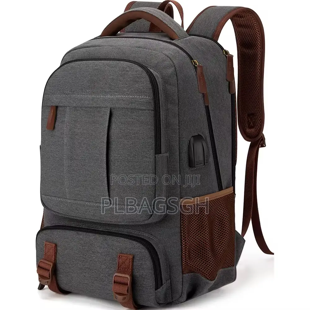 Khaki Multi Fashionable Backpack at Plbagsgh
