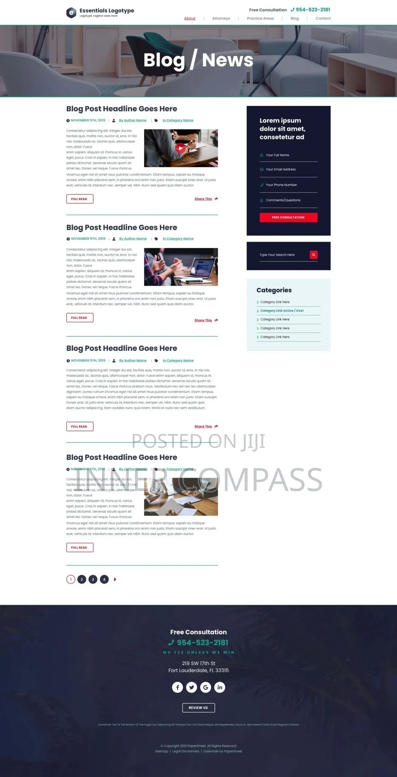 I Will Design Responsive, Mobile Friendly Law Firm Website