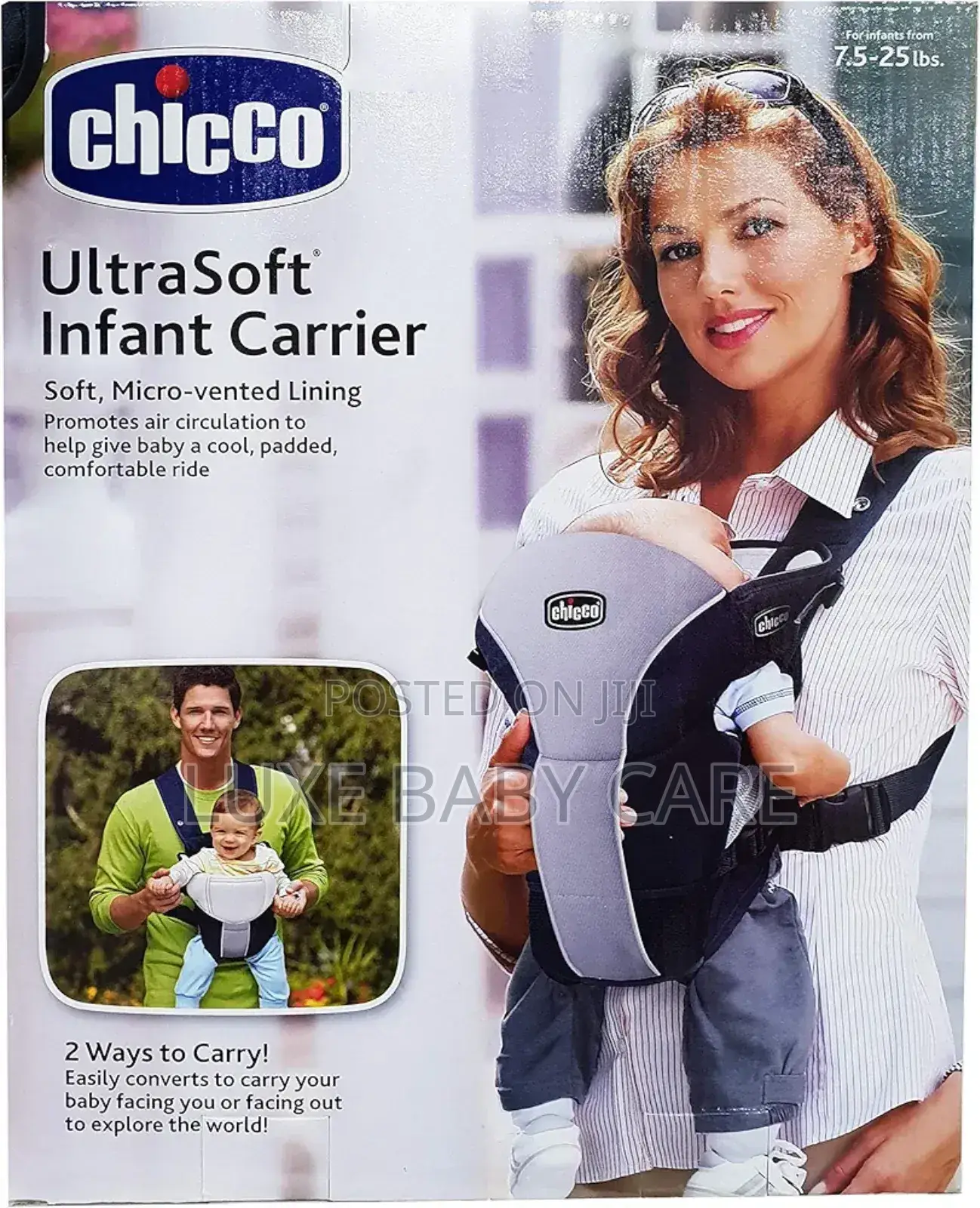 4 Position Chicco Ultrasoft Infant Carrier for Kids