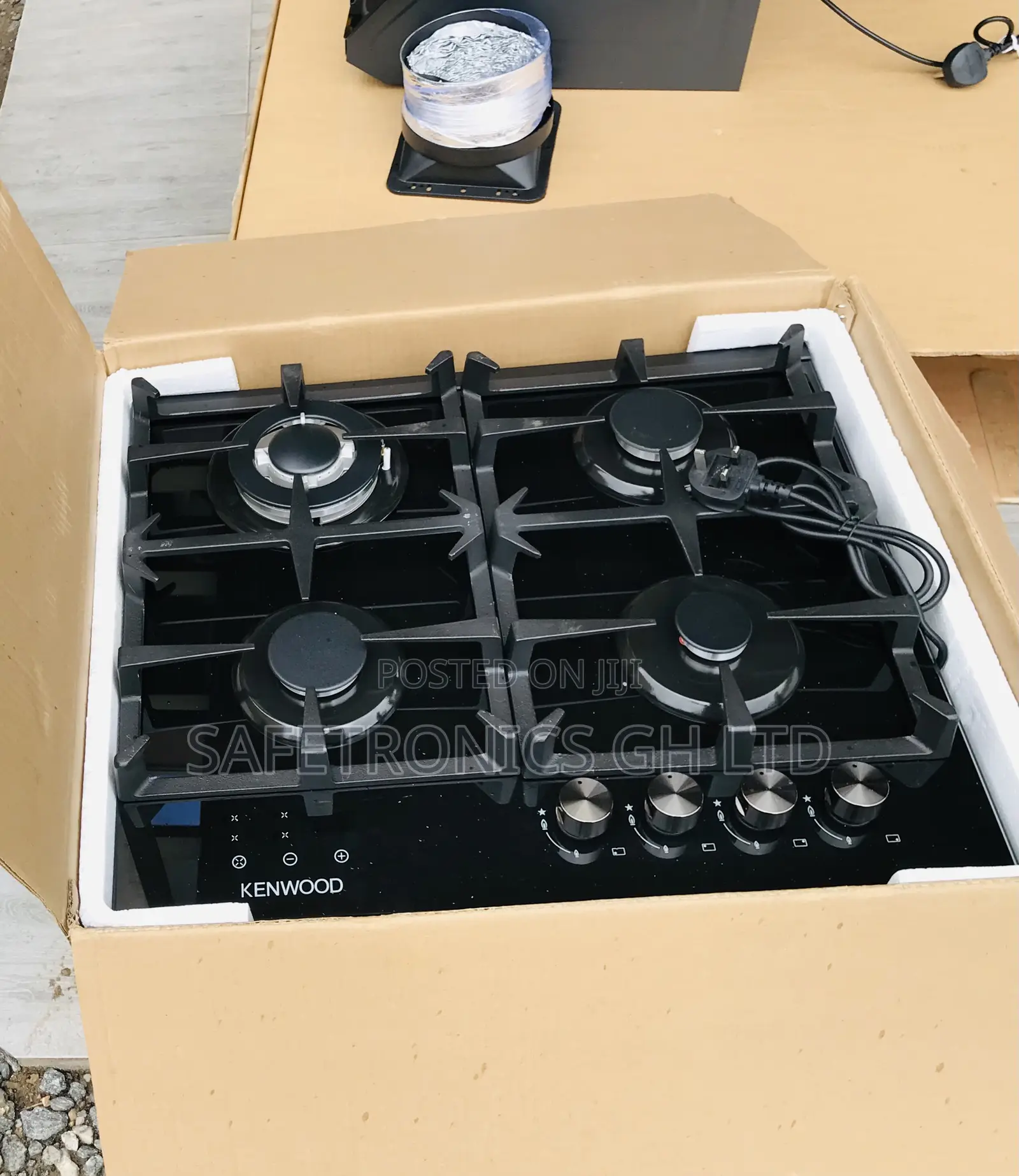 Genuine Black 4 Gas Kenwood 60cm in-Built Hobs