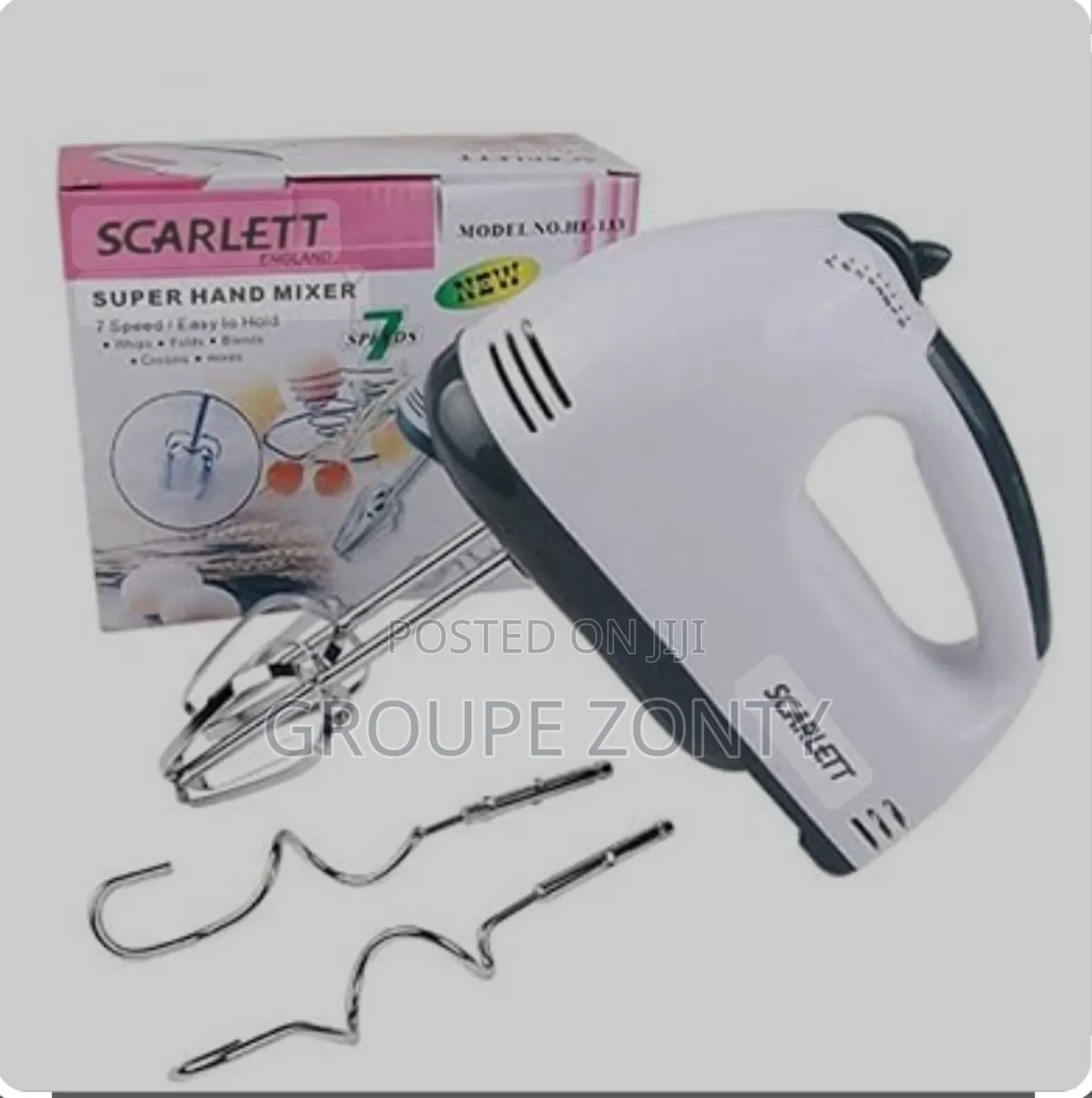 Scarlette 7 Speed Hand Mixer -180watt