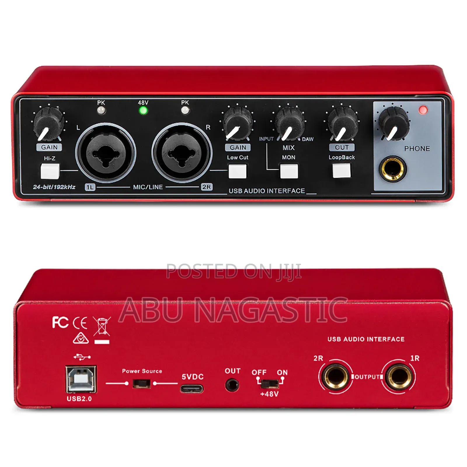Audio Interface Sound Card For Recording