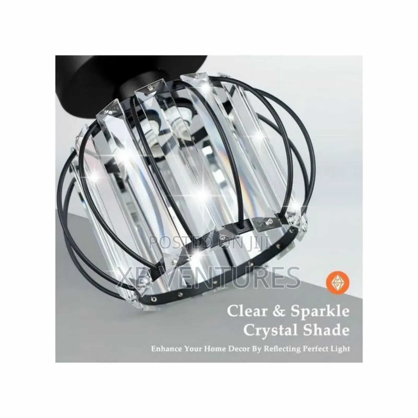 Simple and Modern European Crystal Ceiling Light