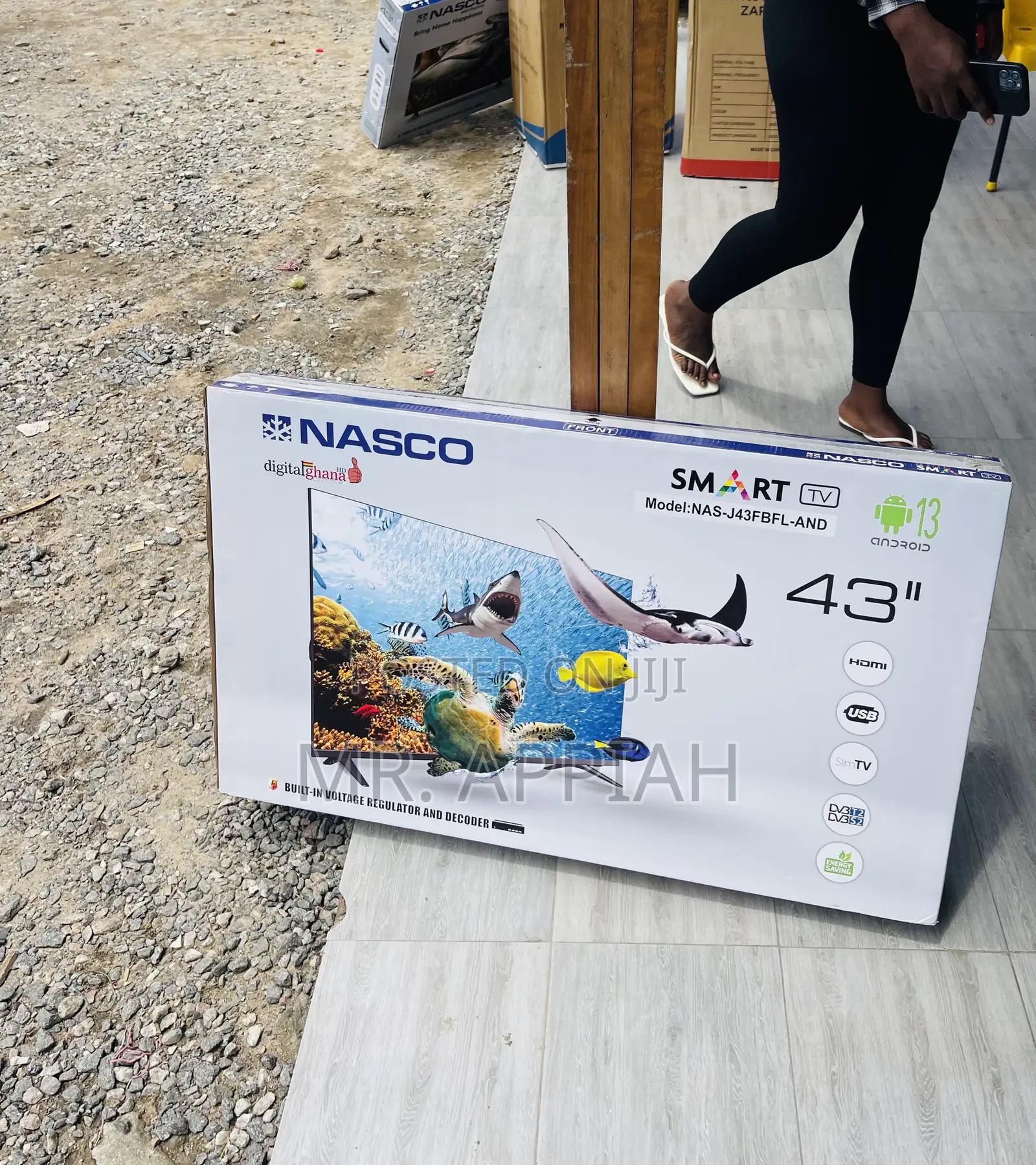 Purchase Unique Nasco 43” Led Digital Satellite Smart Tv