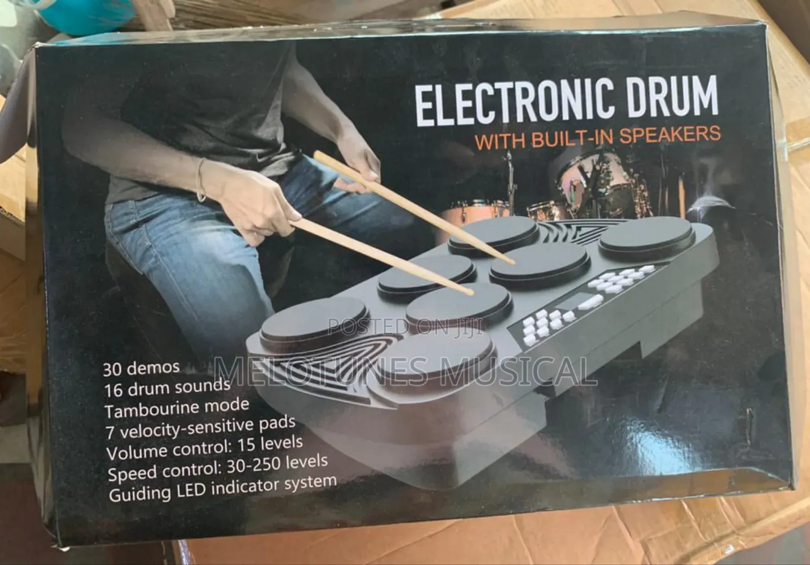 Yamaha Smart Portable Electronic Drum Kit With Sticks