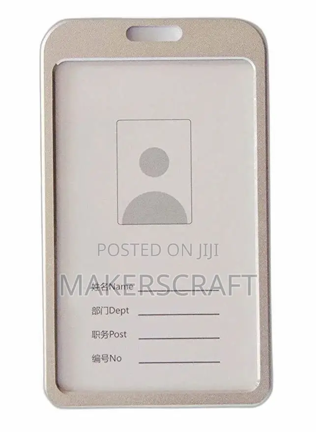 Metallic Id Card Holder