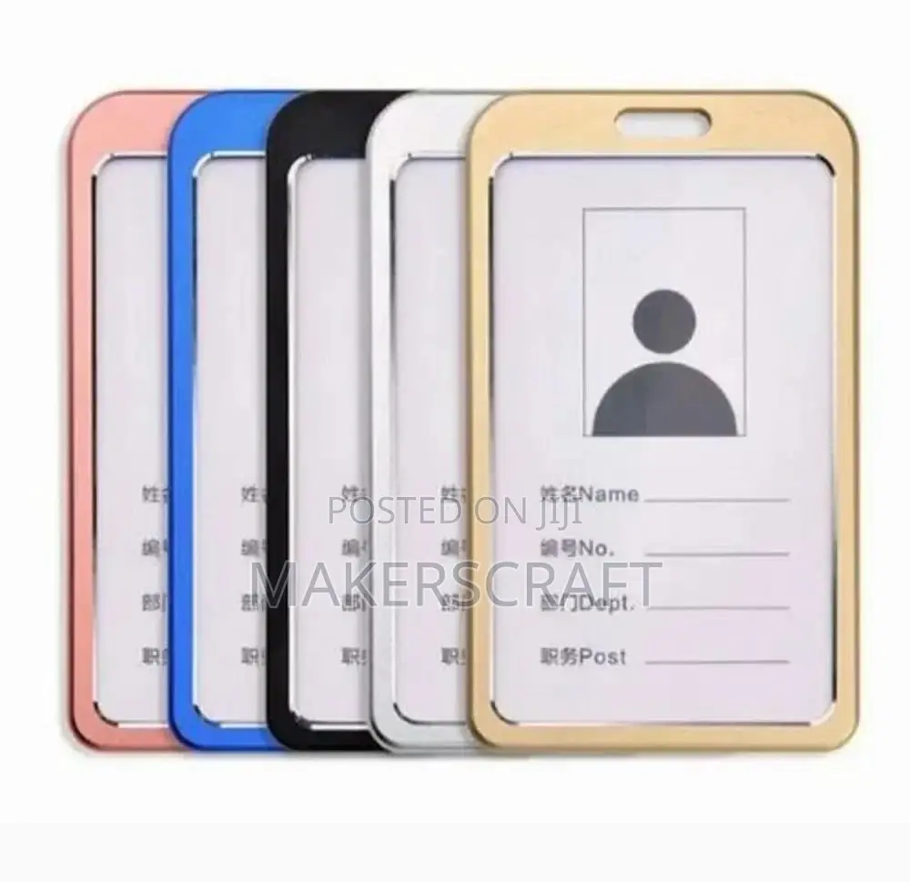 Metallic Id Card Holder