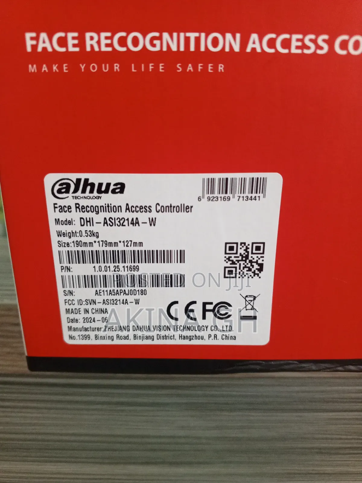 Dahua Face Recognition Access Control Dhi-Asi3214a-W