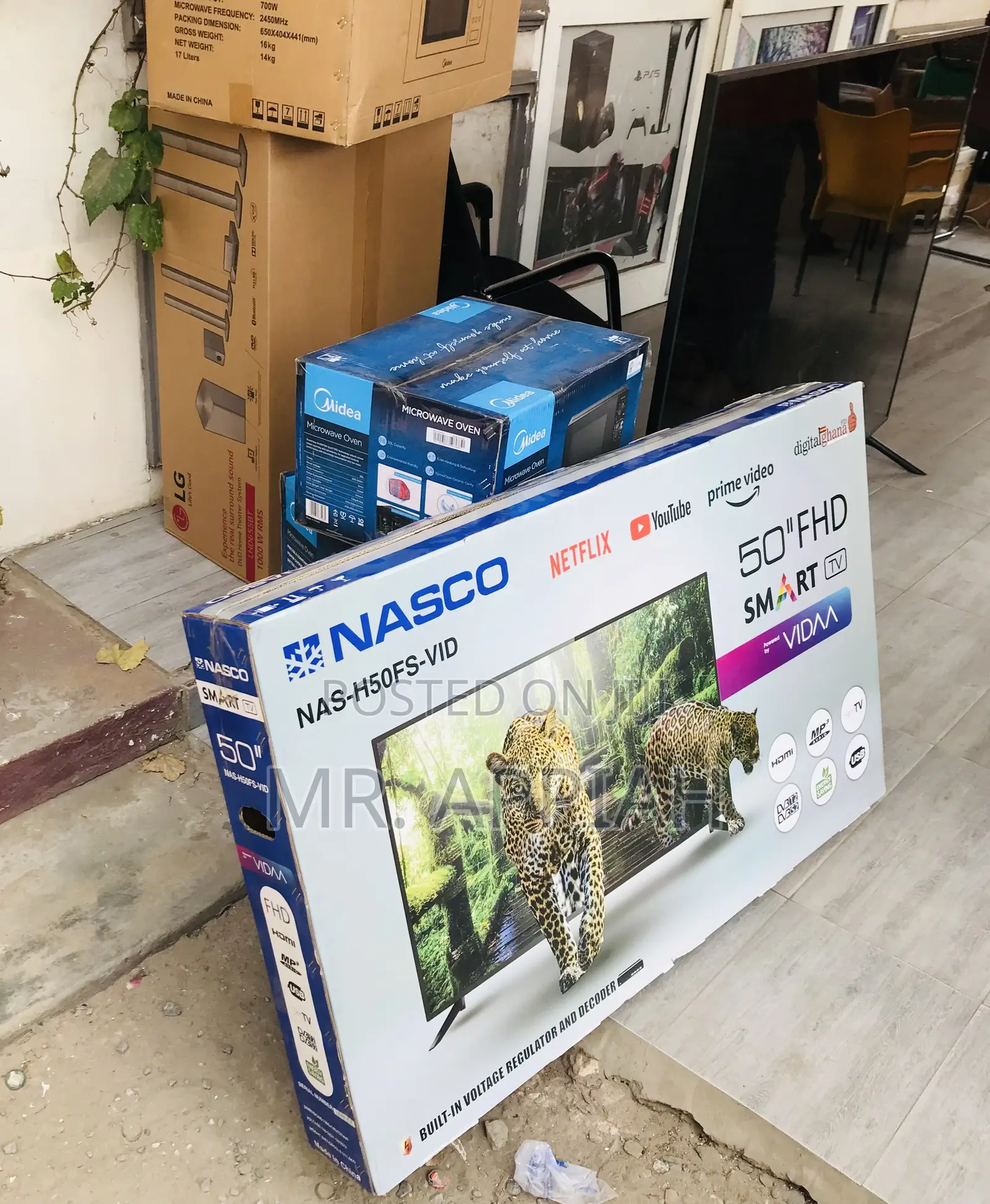 Unique Nasco 50” Led Digital Satellite Smart Television