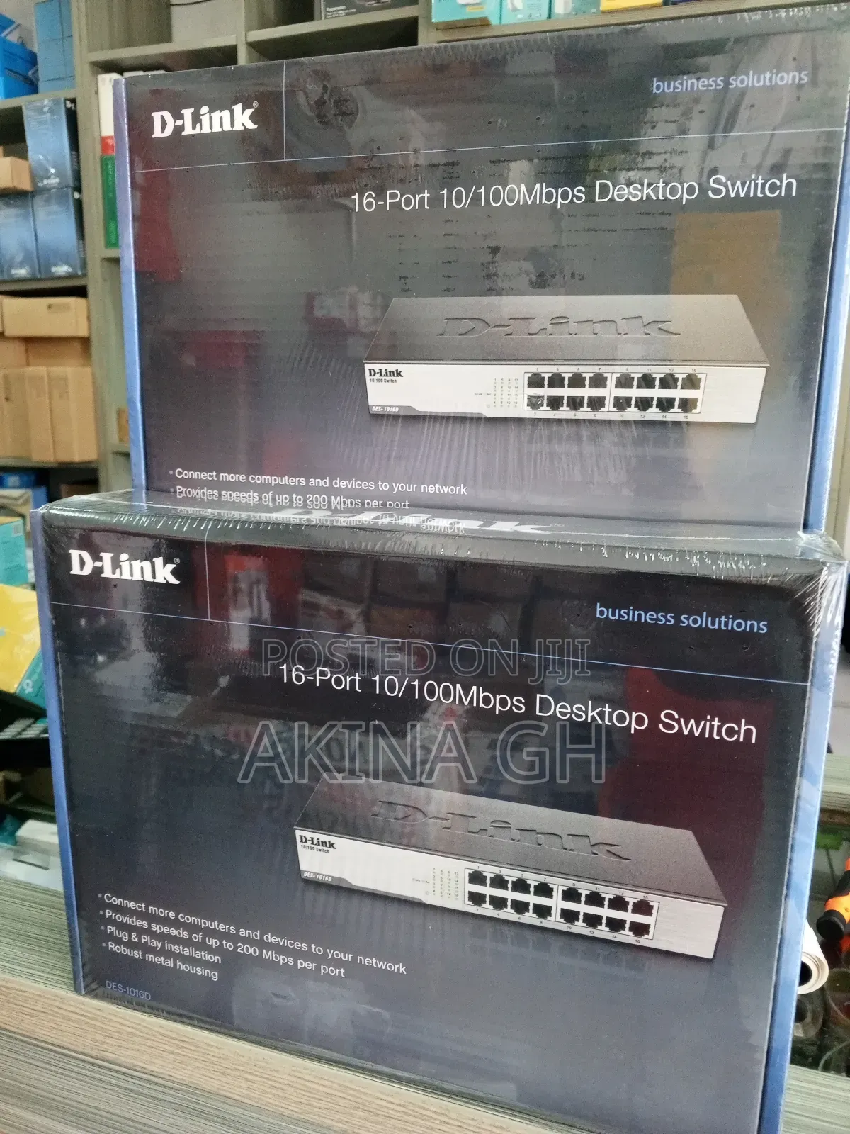 D-Link 16-Port Fast Ethernet Unmanaged Switch
Des-1016d