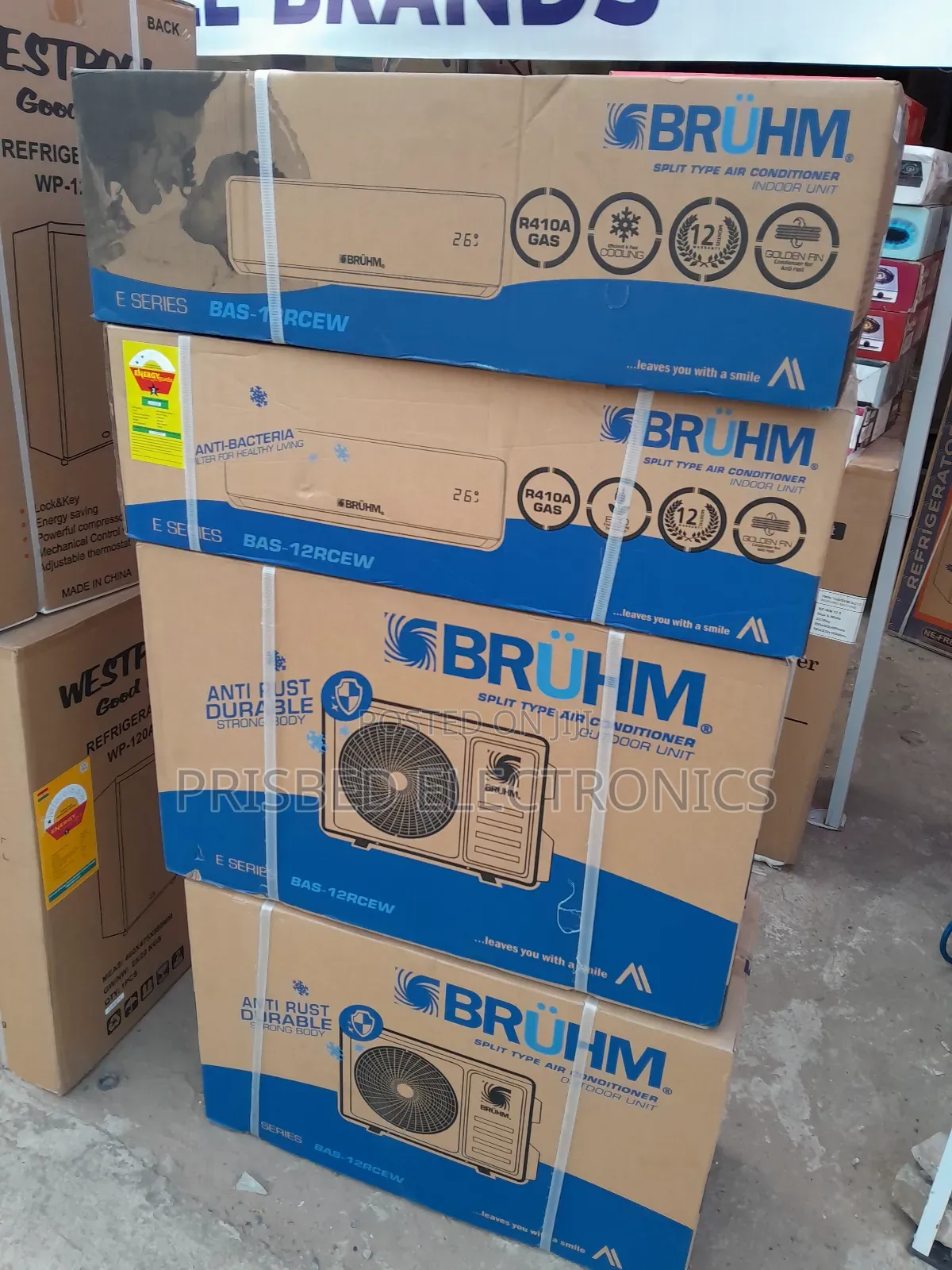 Bruhm Durable Air Conditioner 1.5hp R410gas~~