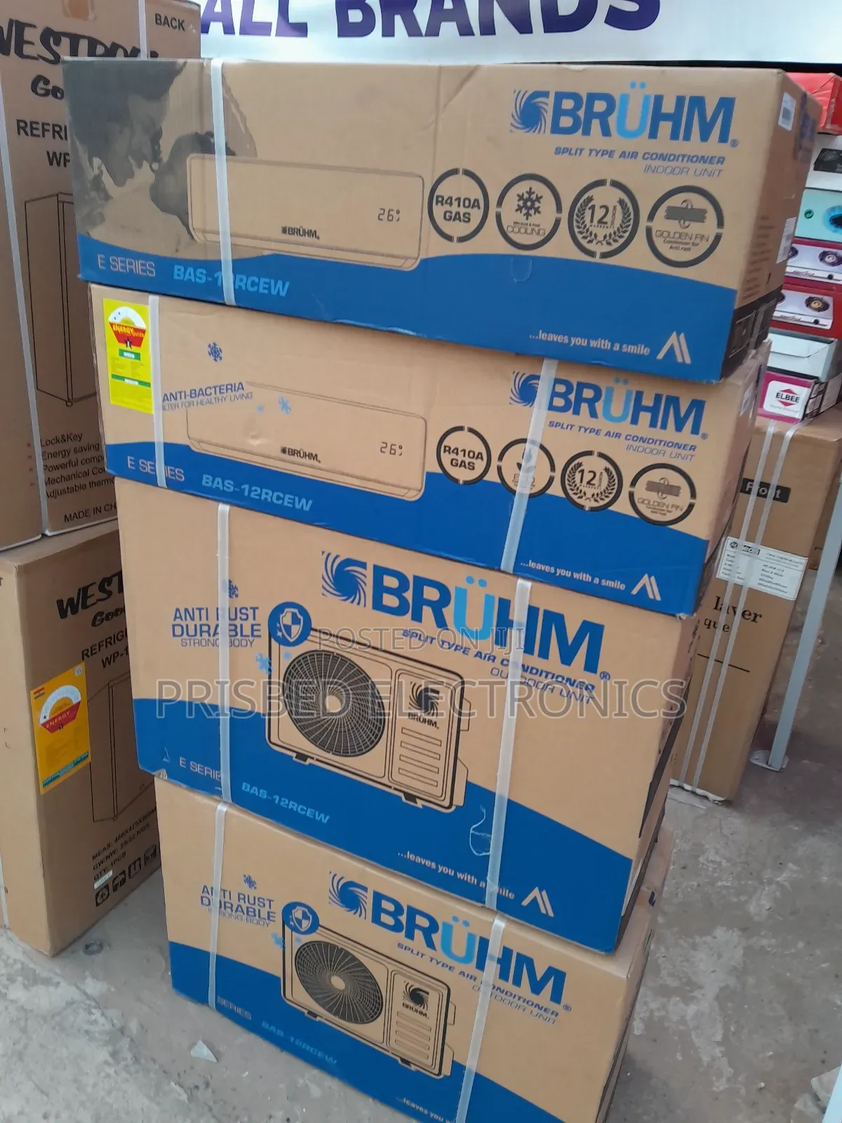 Bruhm Durable Air Conditioner 1.5hp R410gas~~