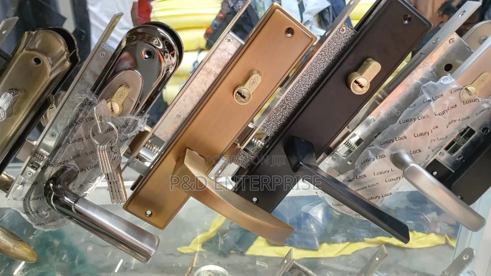 Quality Wooden Door Locks. Different Colors