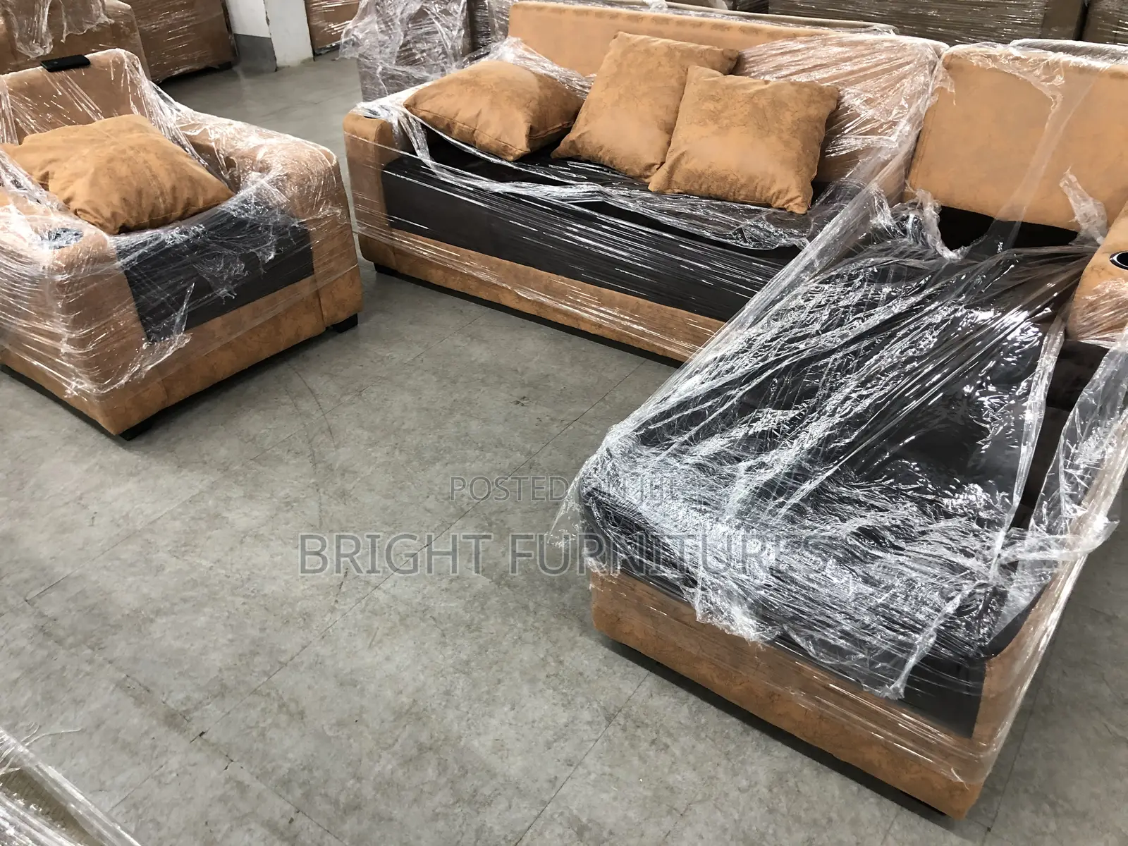 Turkish L Shape and Single Sofa Sets