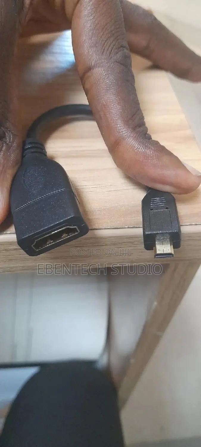 Micro HDMI and Mini HDMI Adpters With Cable Attached