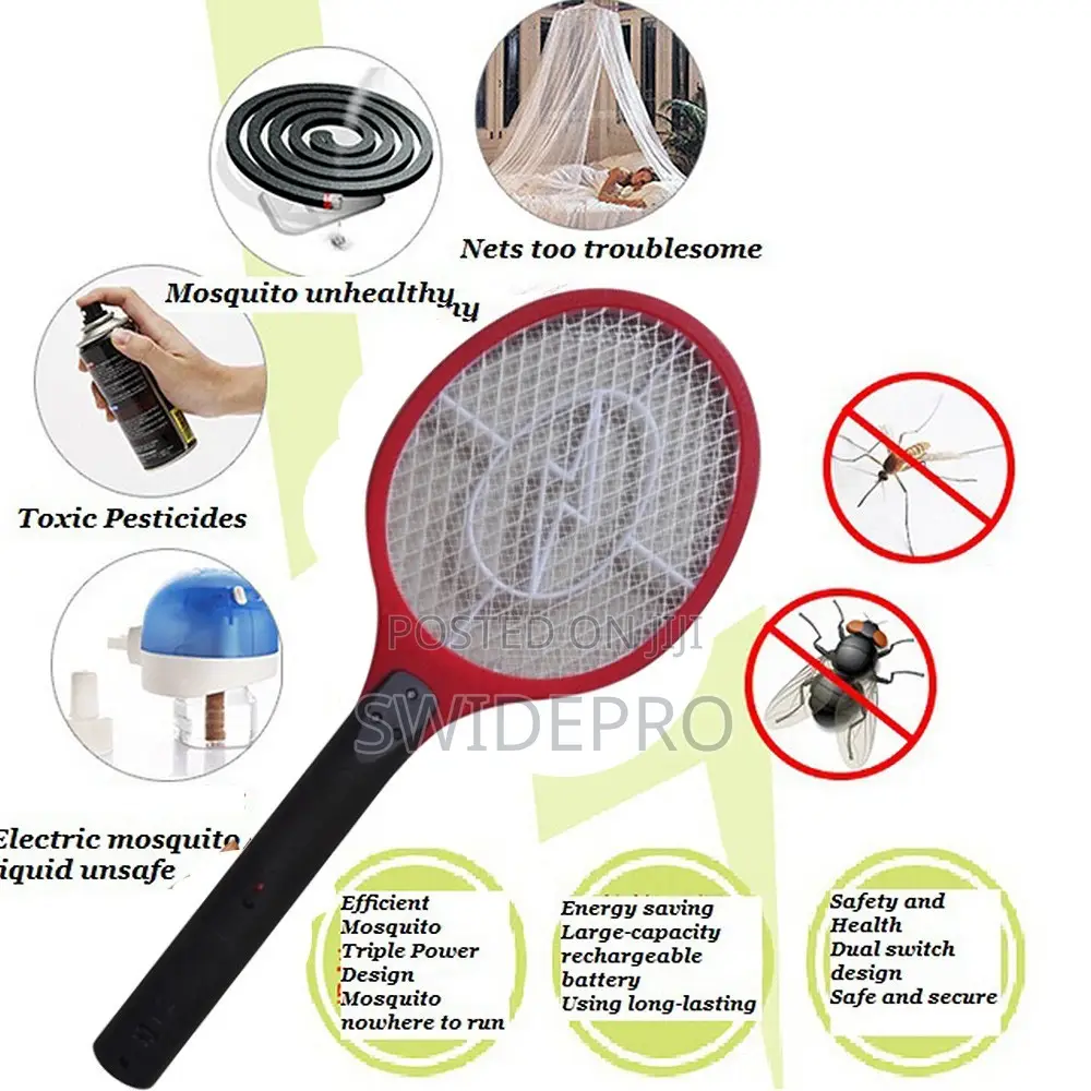 Rechargeable Electric Mosquito  Bat Swatter, Insect Killer