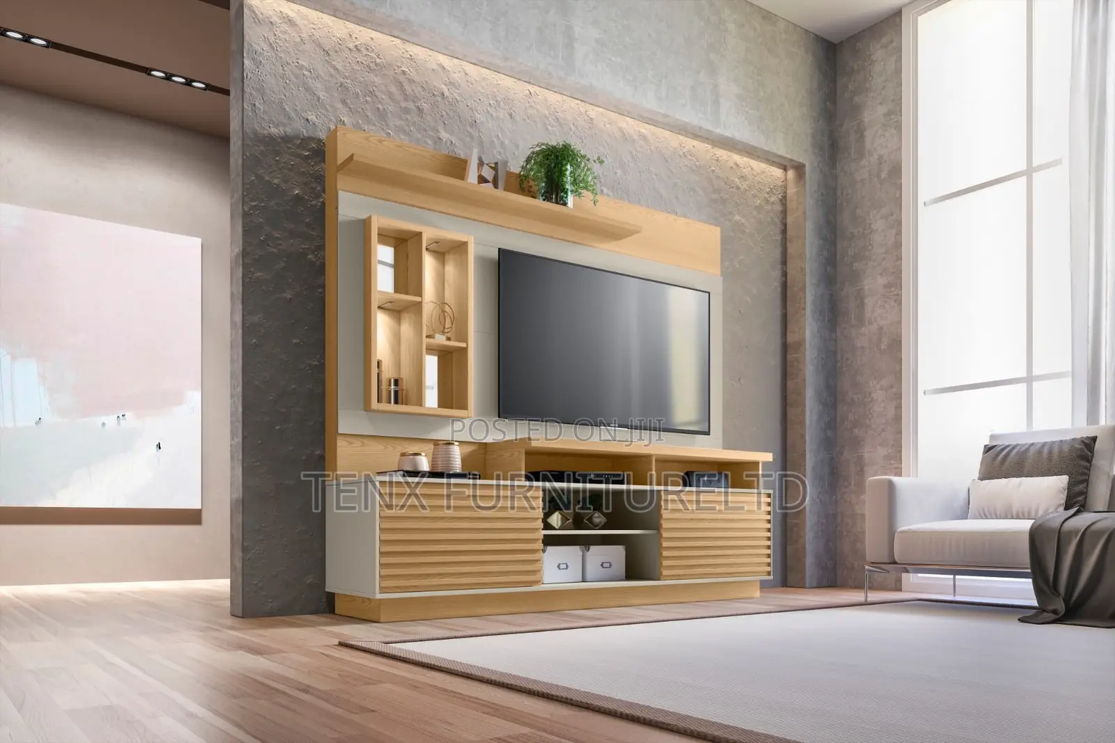 Tv Unit (11 Compartments)