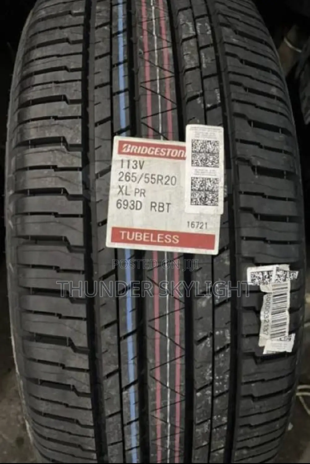 265/55r20 Bridgestone Tire A/S