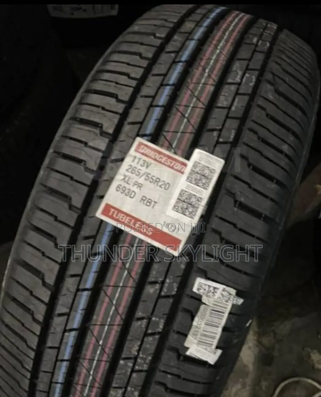 265/55r20 Bridgestone Tire A/S