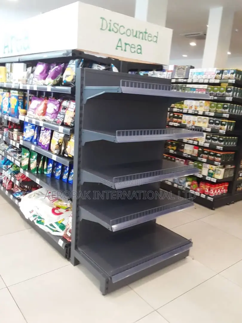 Heavy Duty End Unit Shelves for Supermarkets and More