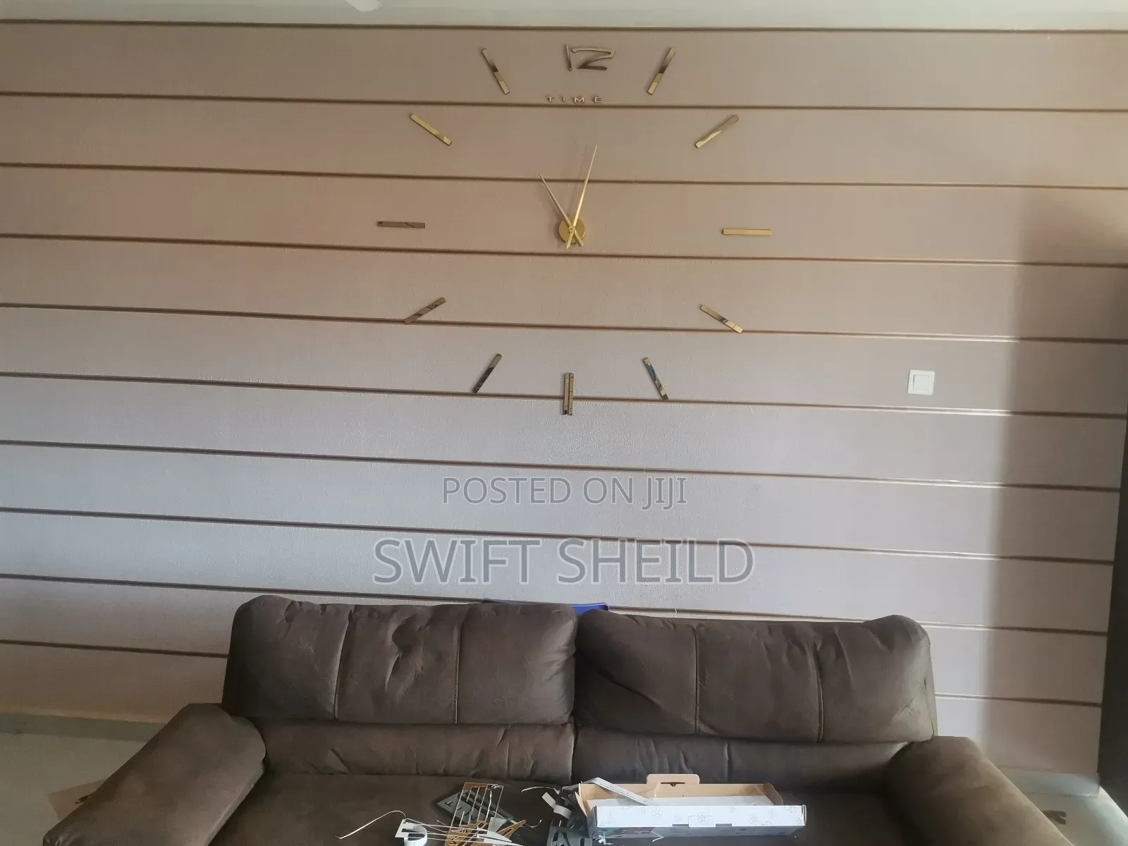 3d Design Clock Working Large Type