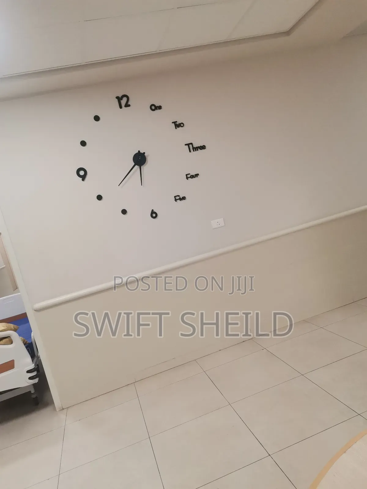 3d Wall Clock Large 100 to 120cm Diameter Adjustable