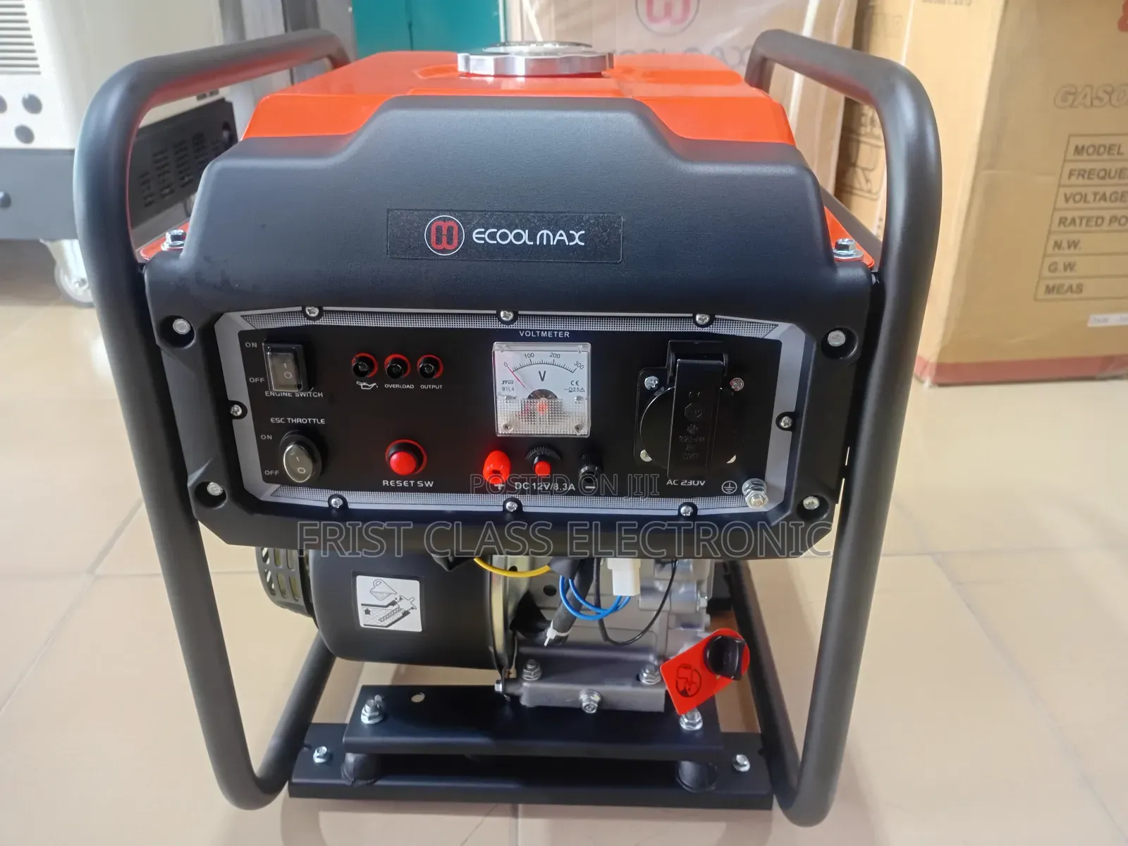Ecoolmax 8000wax 7.0hp Quality Petrol Generator New Generato