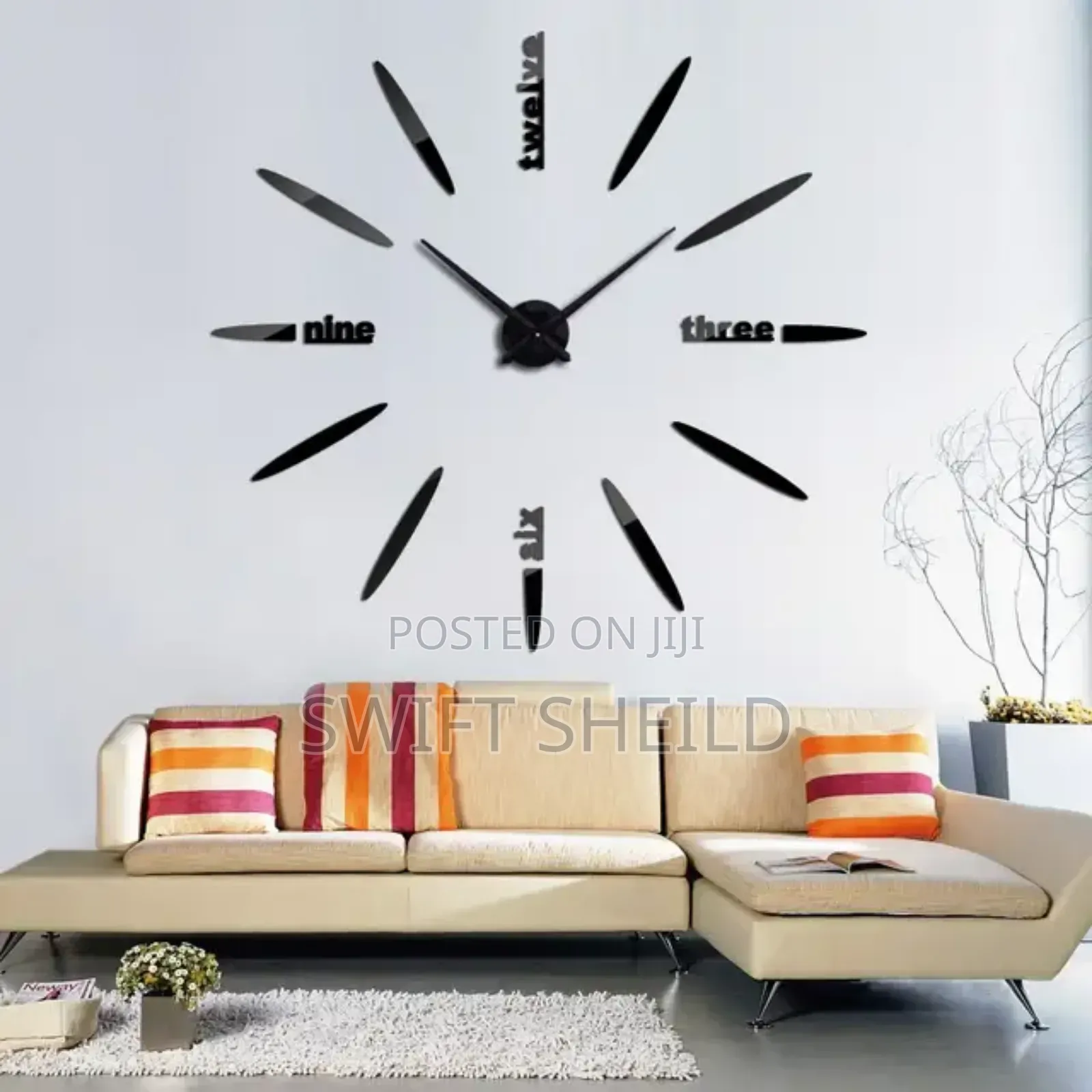 Beautiful Deign 3d Wall Clock