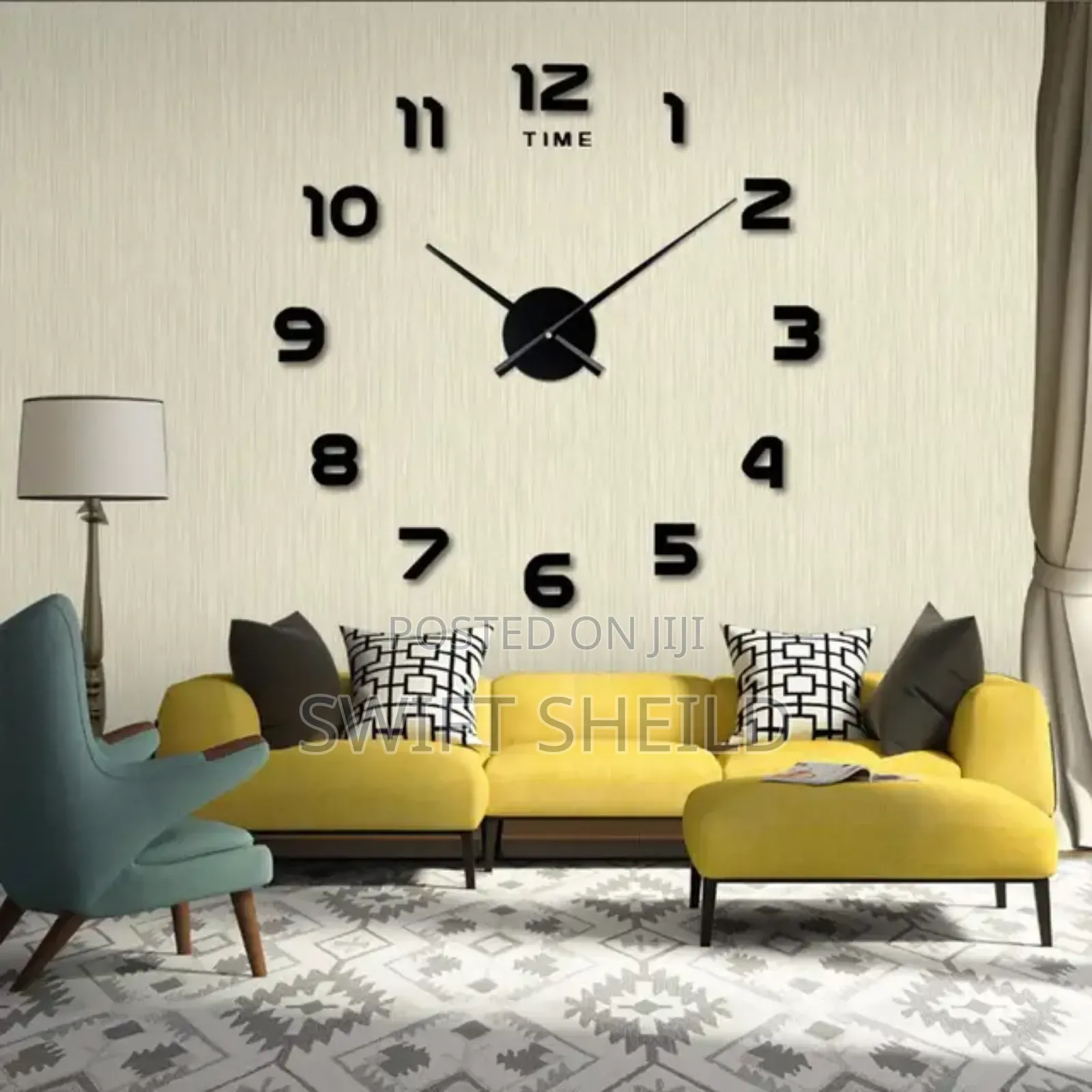 Largest Diameter 3d Wall Clock 100-120 Cm