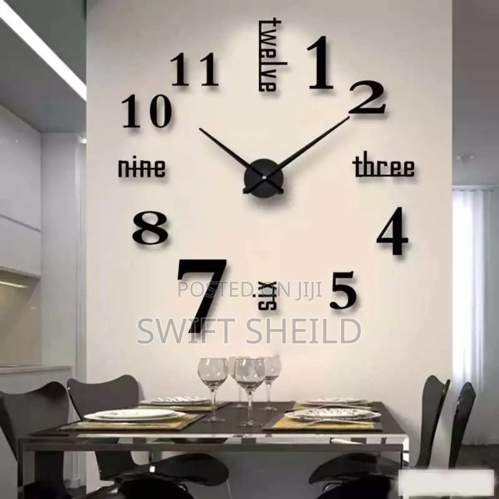 Best Deisign 3d Wall Clock Largest Diameter
