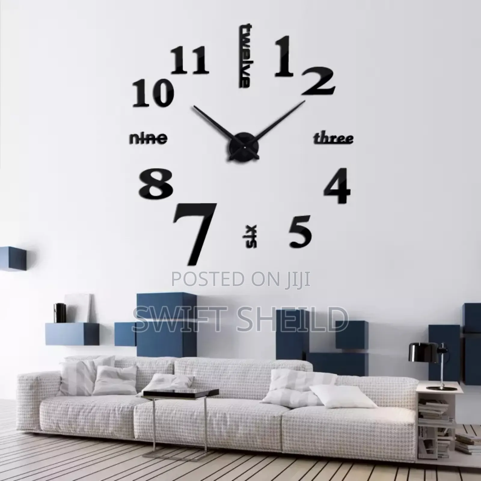Best Deisign 3d Wall Clock Largest Diameter