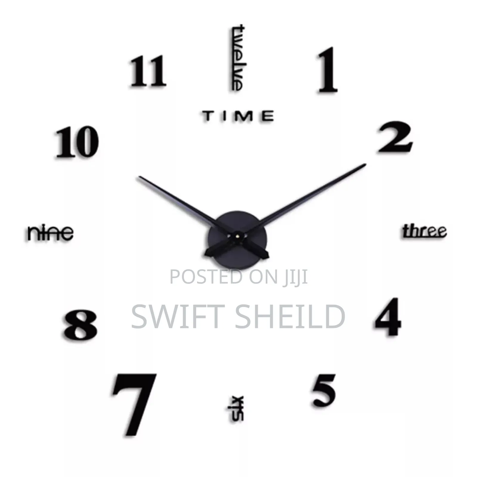 Classic Spec 3d Wall Clock Large 100 to 120cm Diameter