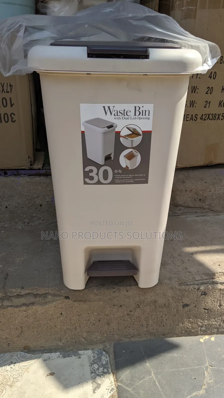 30LTRS Foreign Pedal Dustbin
