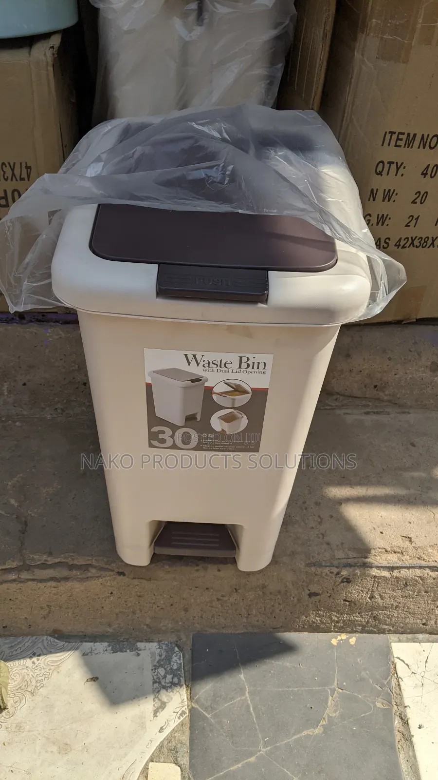 30LTRS Foreign Pedal Dustbin