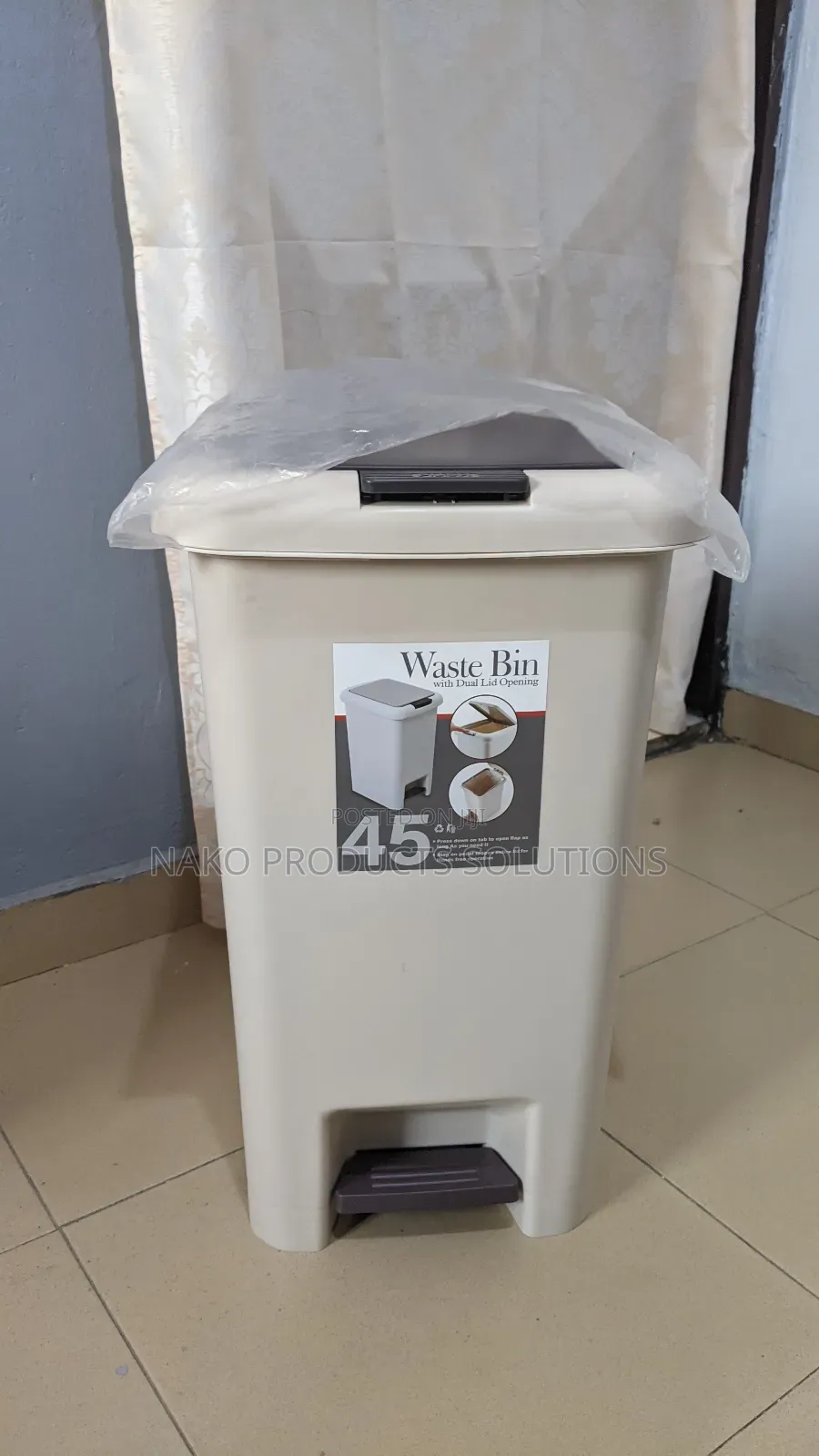 45ltrs Foreign Pedal Dustbin (45L Pedal Dustbin)