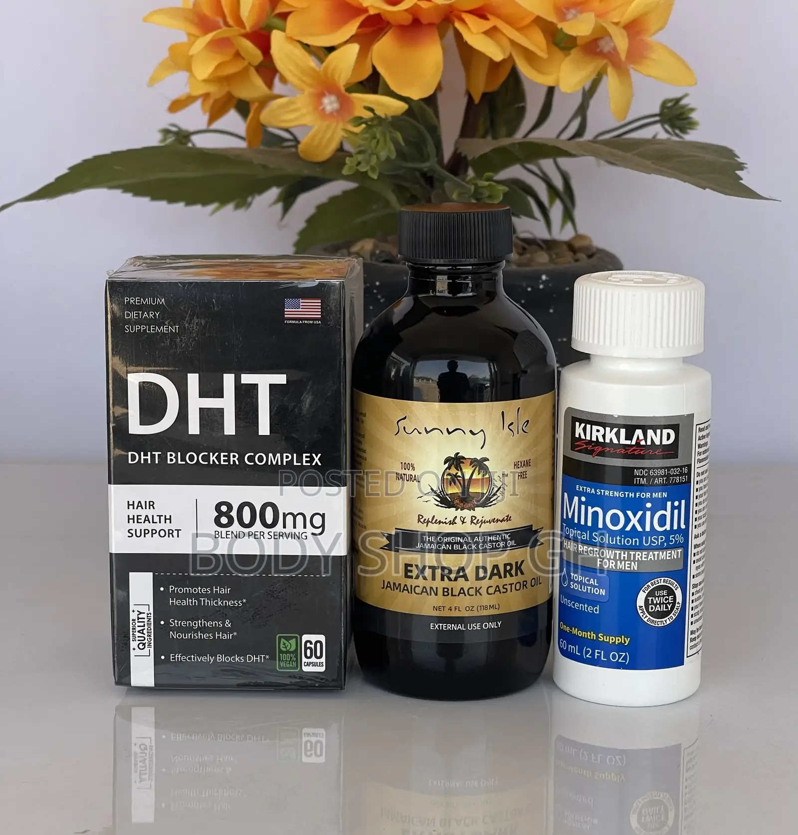 Kirkland Minoxidil + Biotin + DHT Blocker - Stops Hairloss