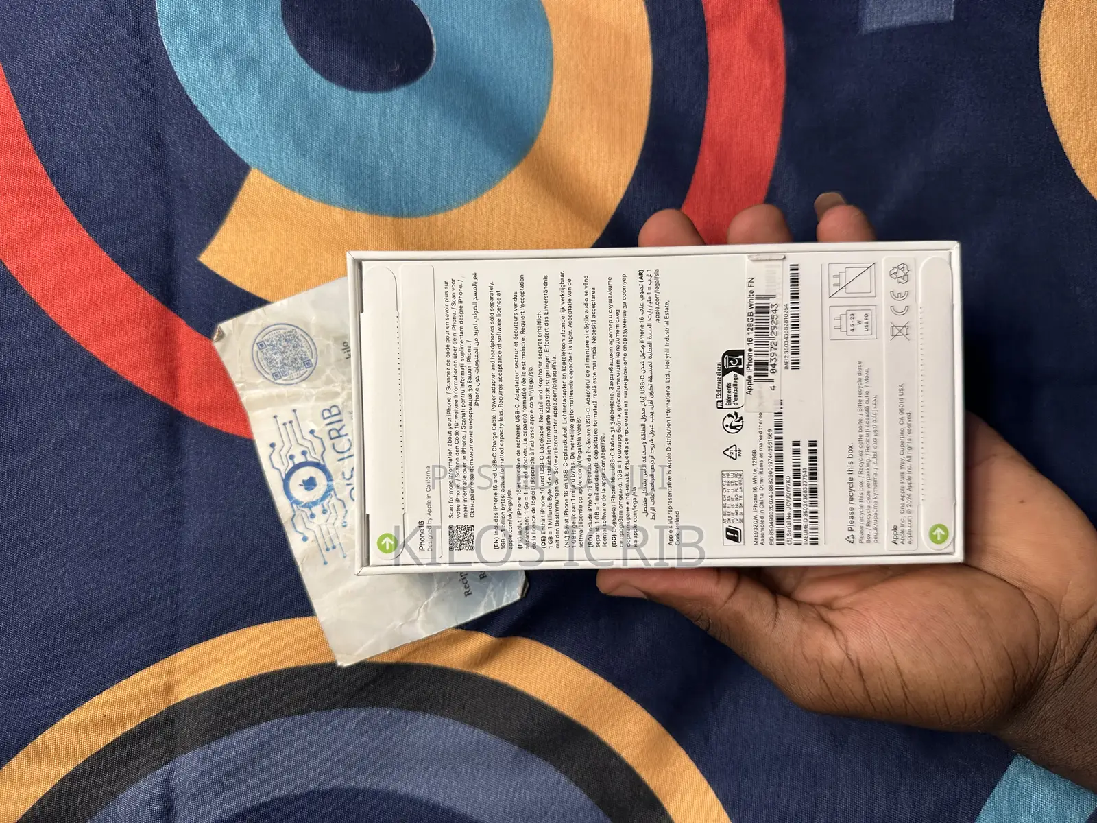 New Apple iPhone 16 128 GB White