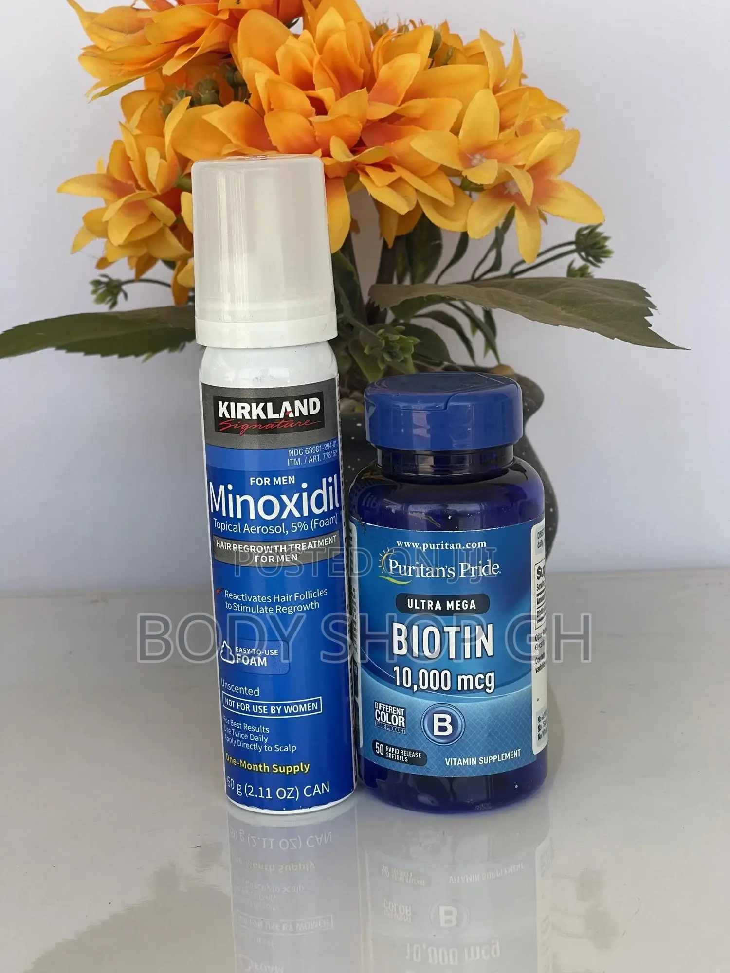 Kirkland Foam + Biotin for Beard, Hair and Hairline Regrowth