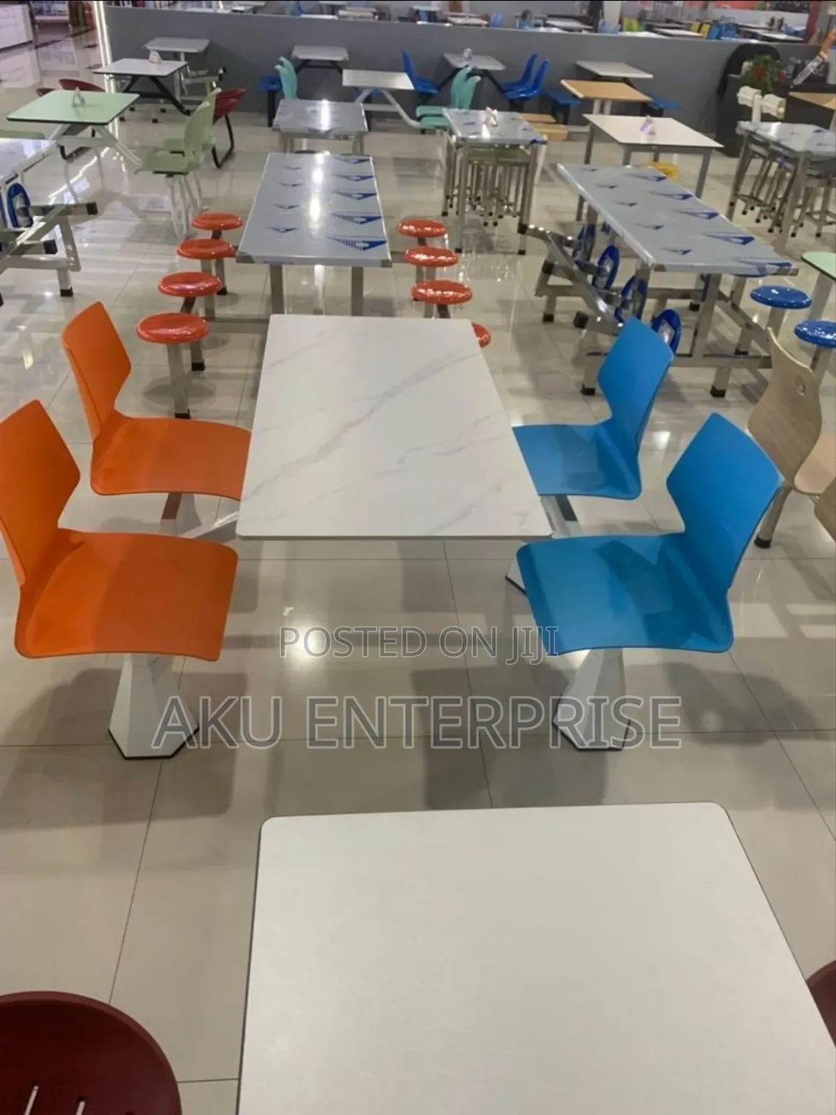 Dinning School Canteen Restaurant Lunch Room Table and Chair