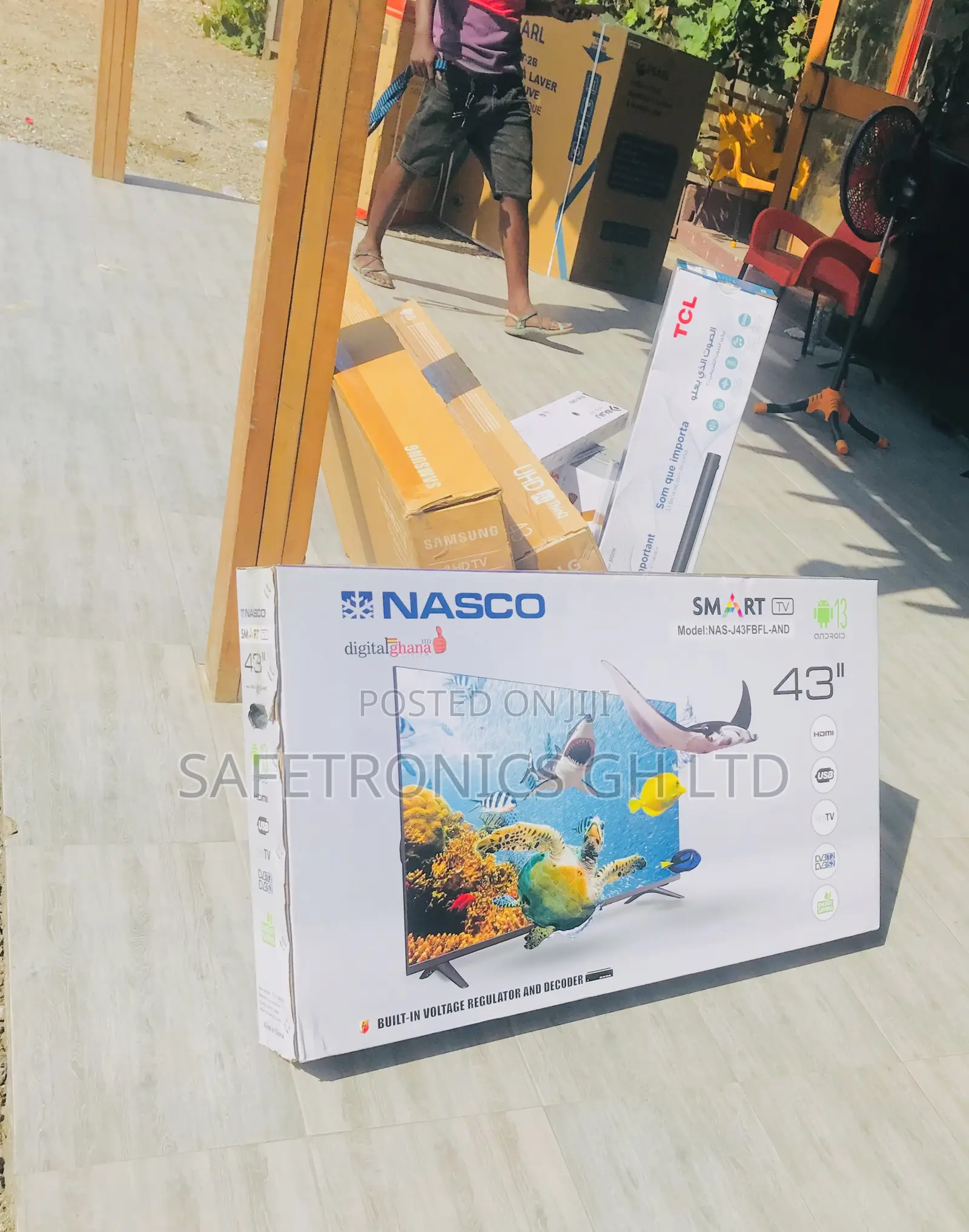 Nasco 43 Inch Led Smart Screen Android Tv