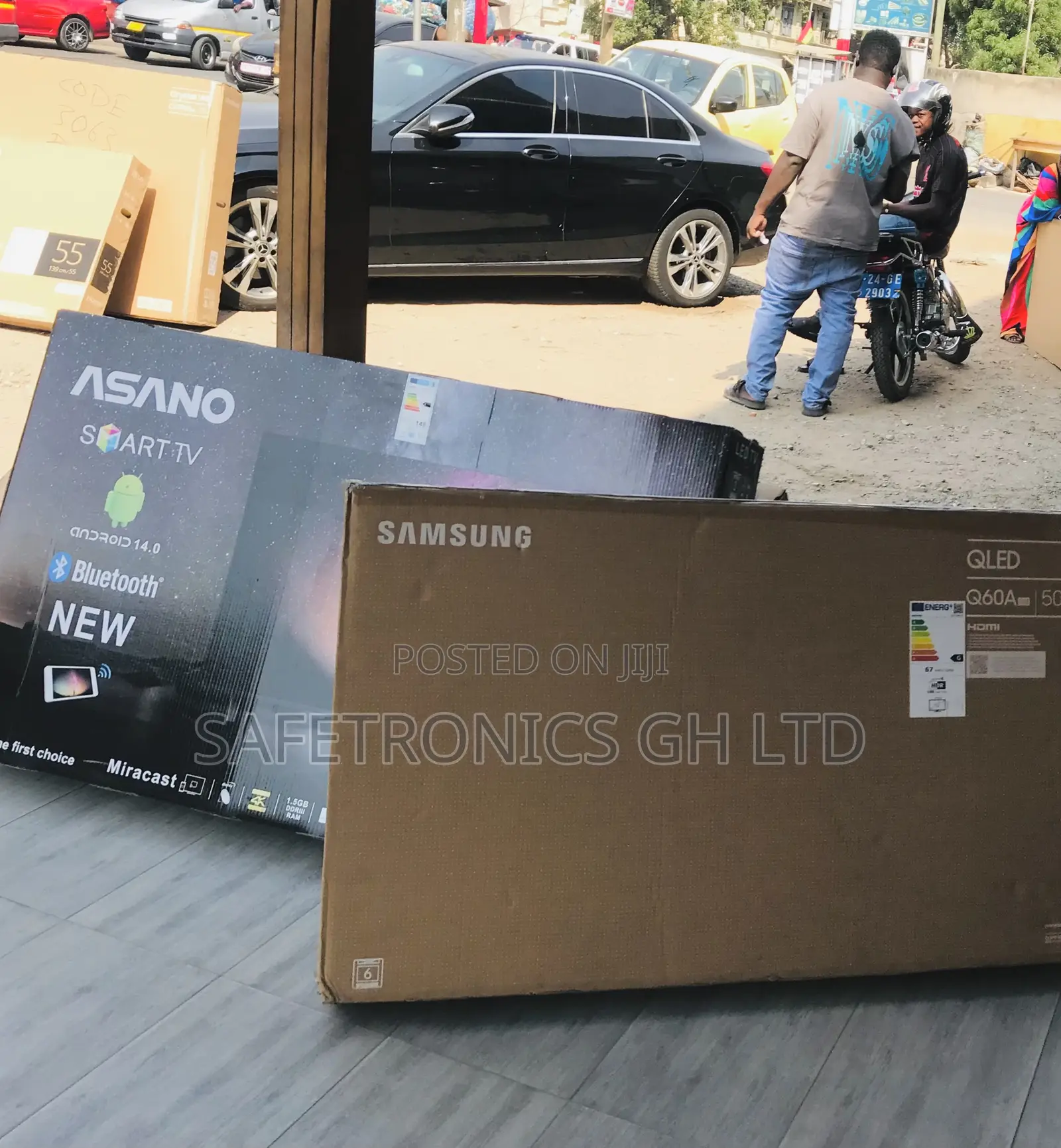 Samsung Clear 55 Inch Qled Smart View Crystal Tv Q60A