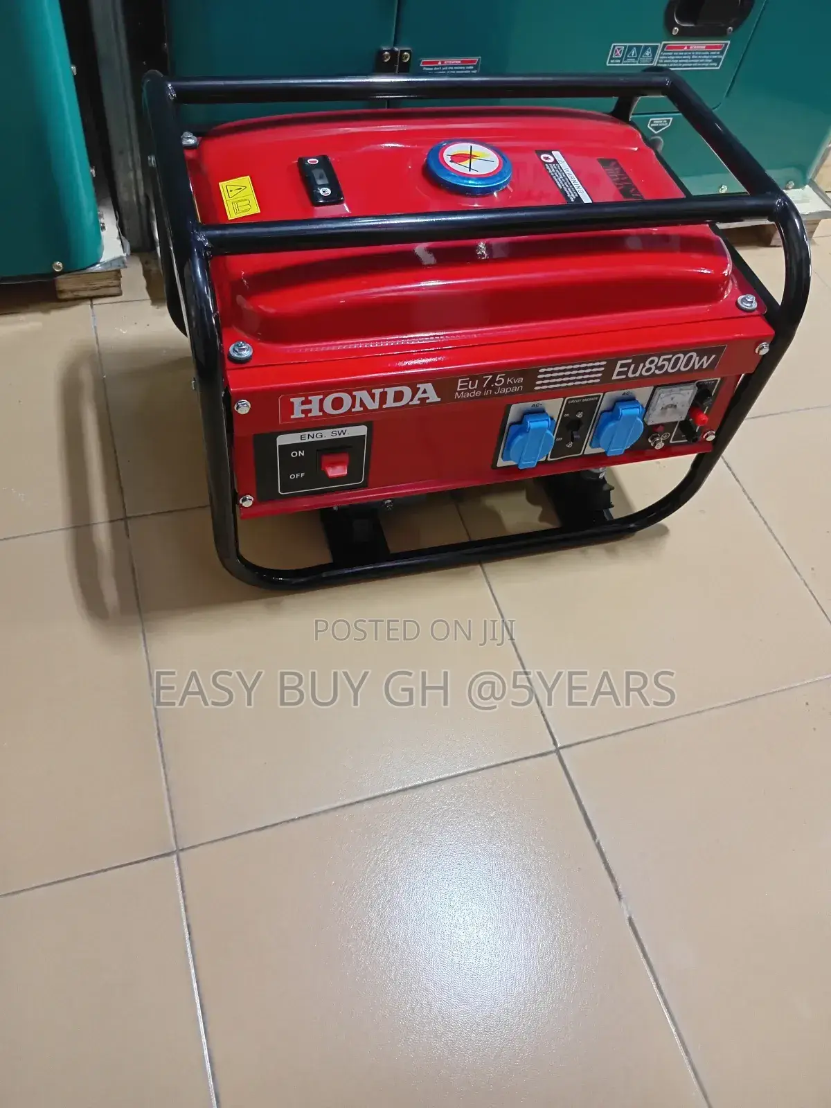 Original Japan Honda 7.5kva Pull Start Generator