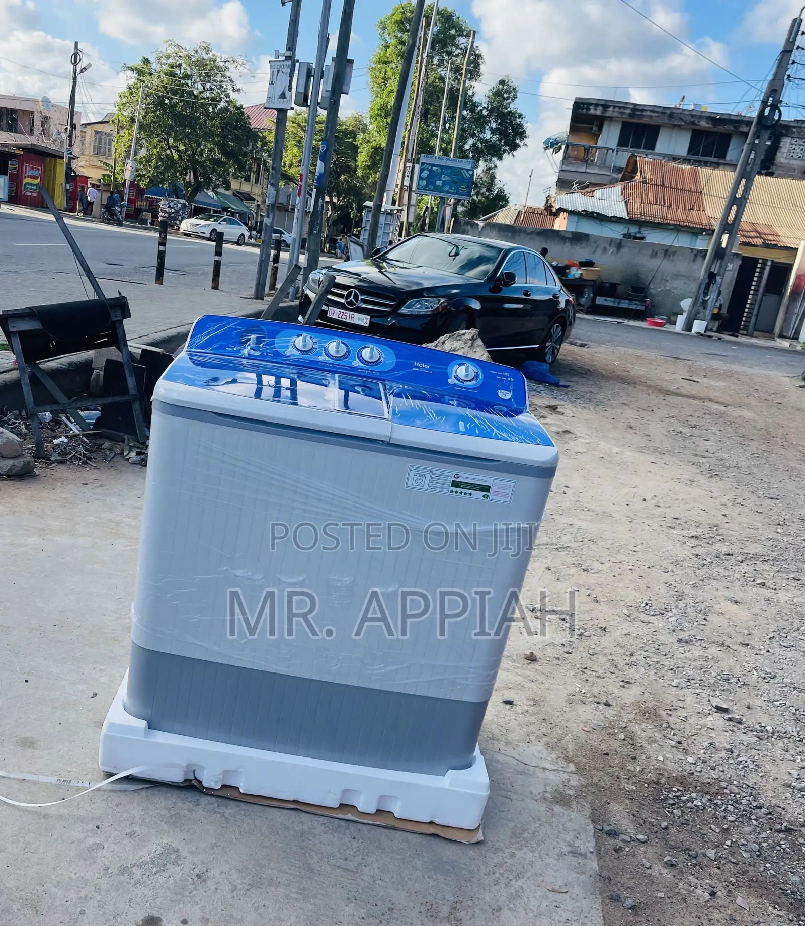 Better Haier 18kg Top Load Electric Washing Machine.