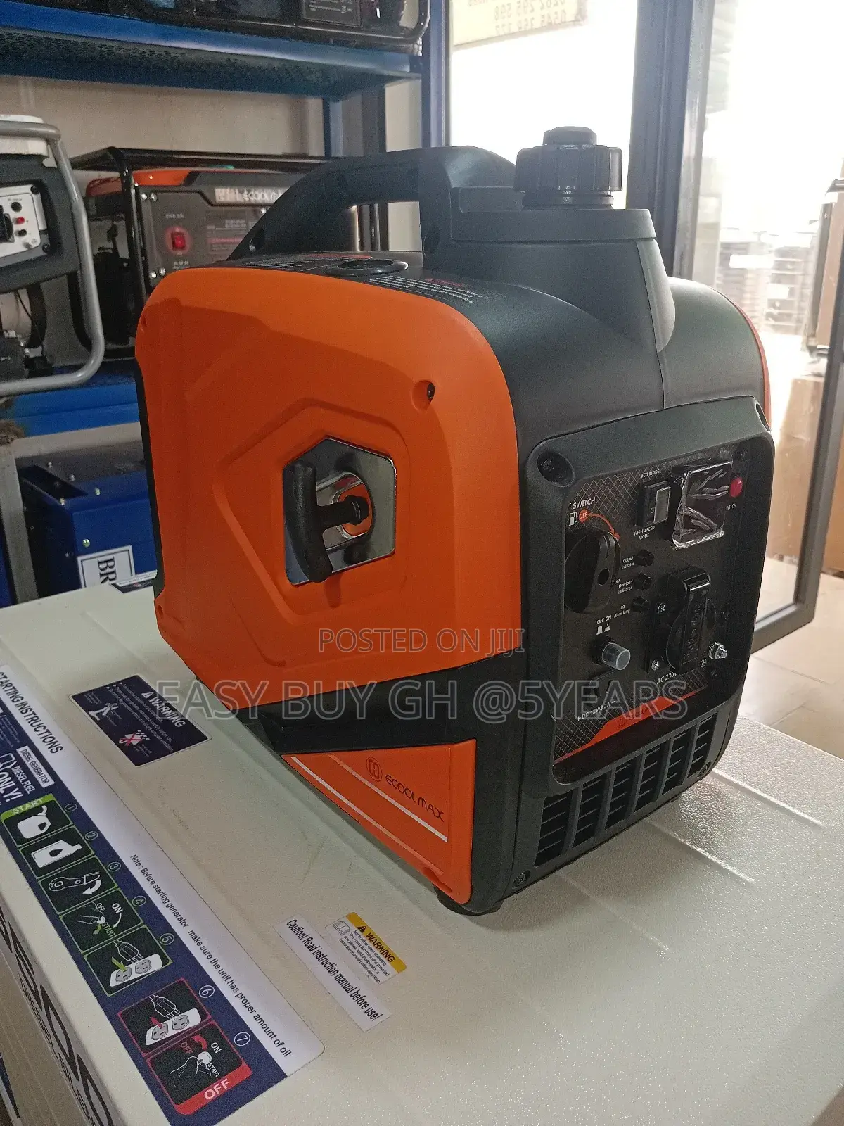 Ecool Max Petrol Inverter Generator 7kva 8000w Standard