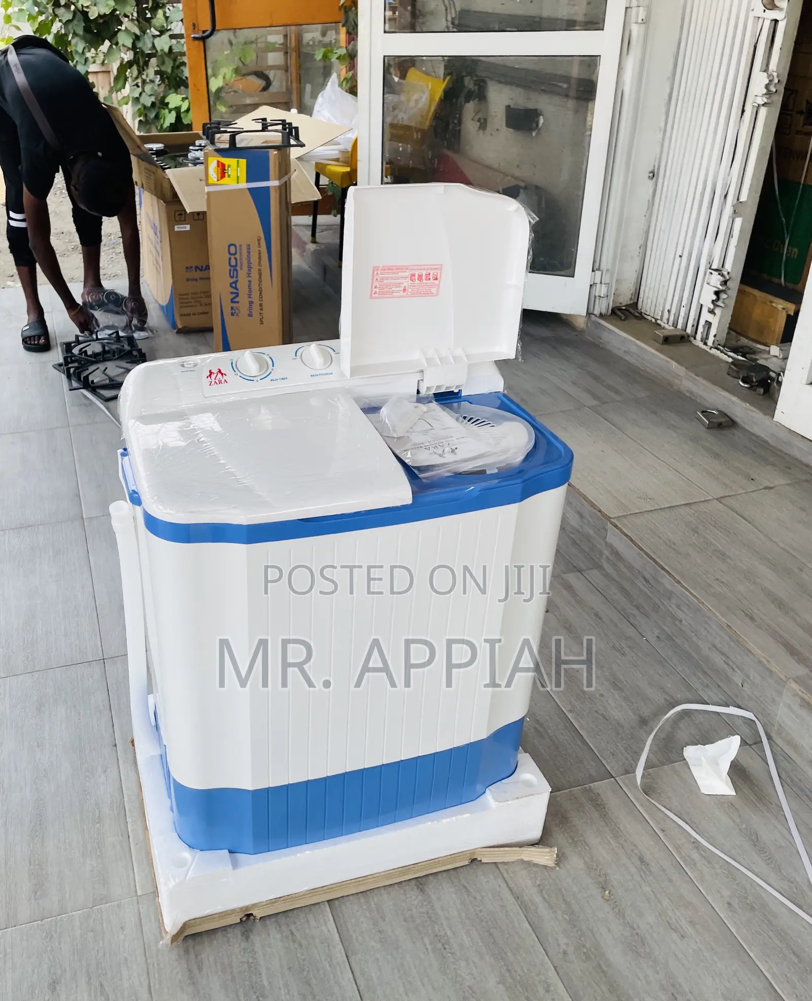 Shop Unique Zara 7kg Twin Tab Top Load Washing Machine.