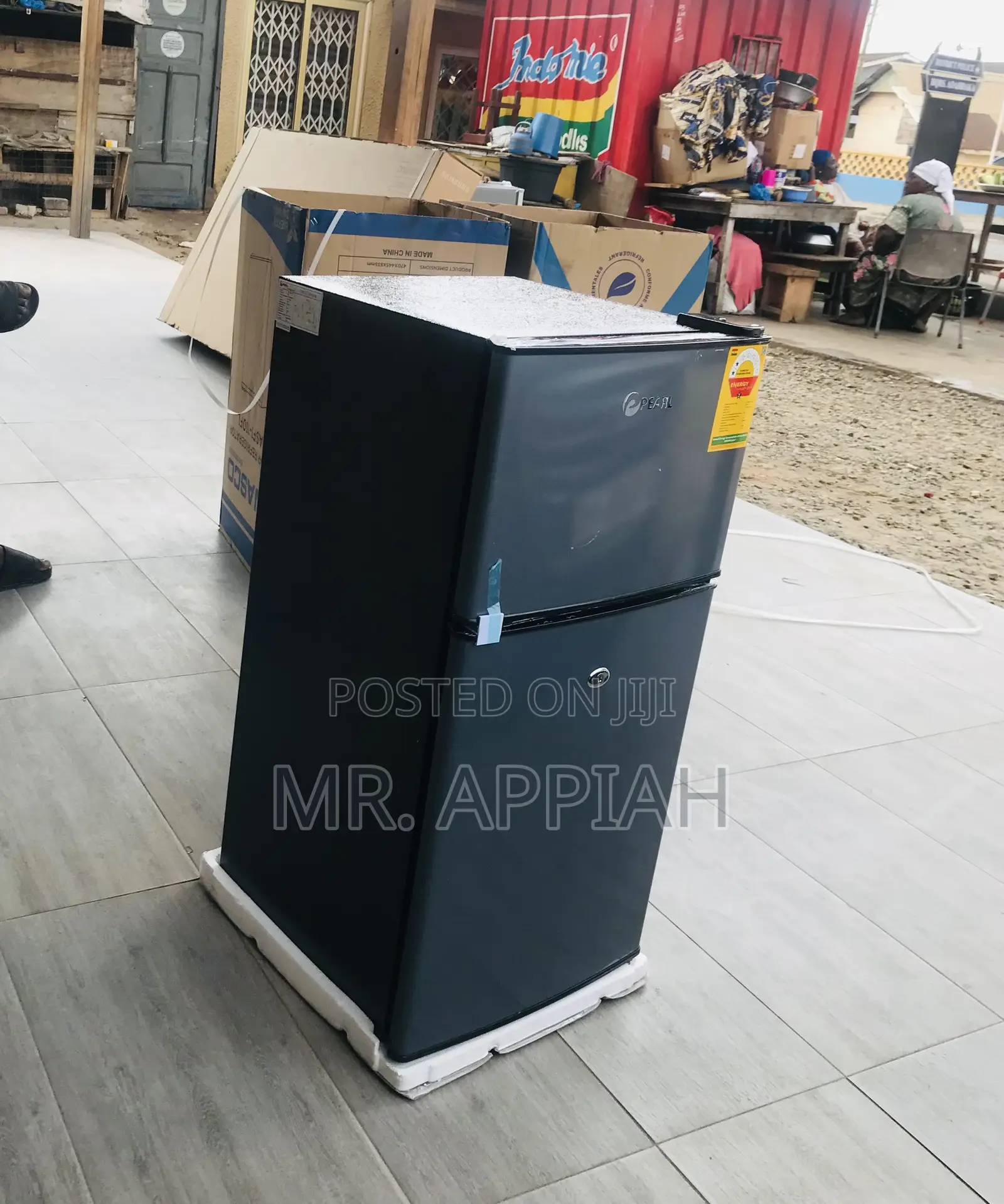 Smart Cooling Pearl Table Top Double Door Fridge.