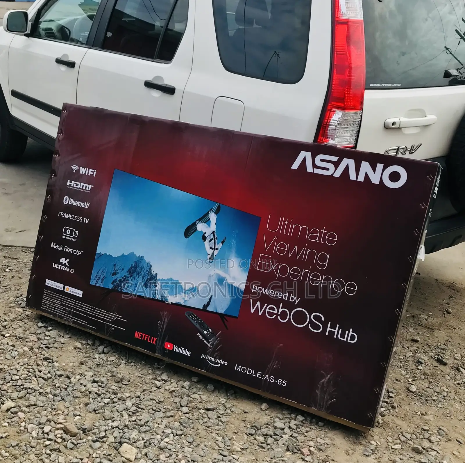 Asano Clear 65 Inches Webos UHD Smart Led Tv