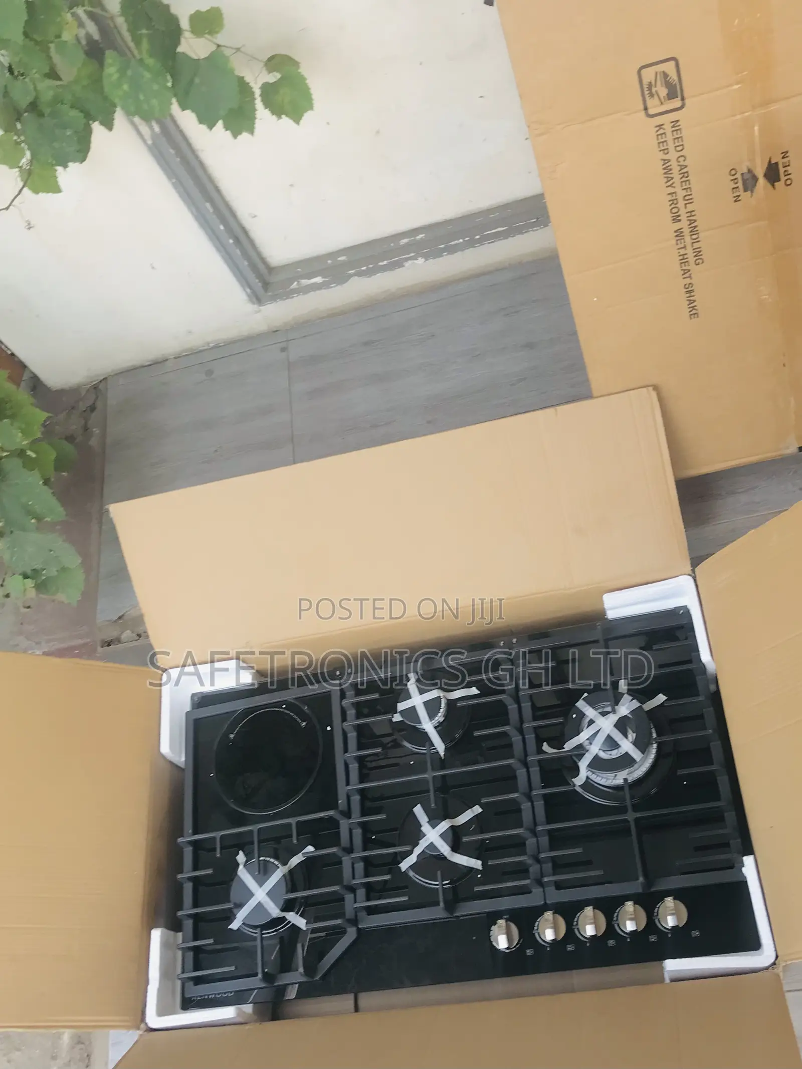 Kenwood 4 Gas 1 Electric Hobs Glass 60cm Cooker