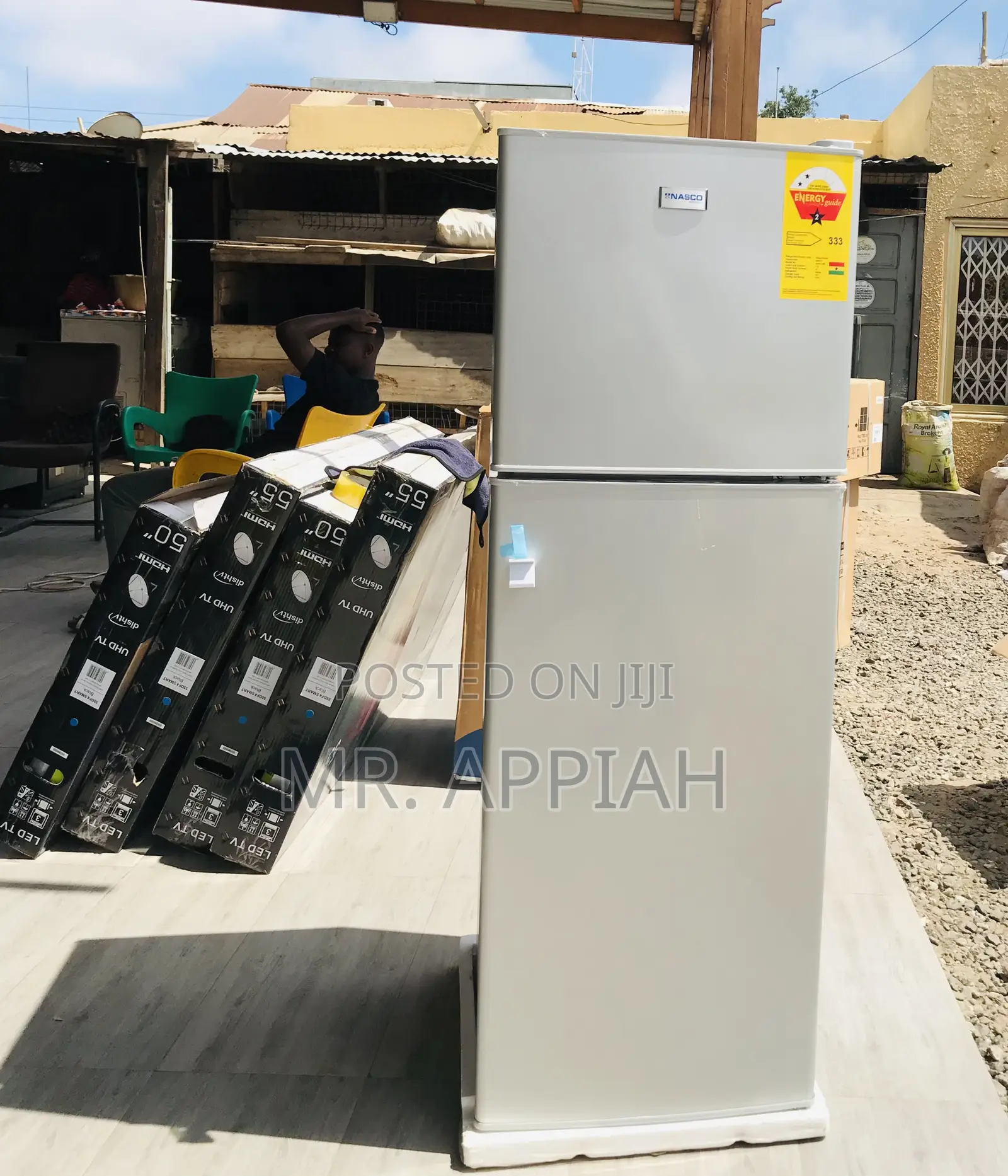 Smart Cooling Nasco Nas2-18fl 2 Door Electric Fridge(136L).